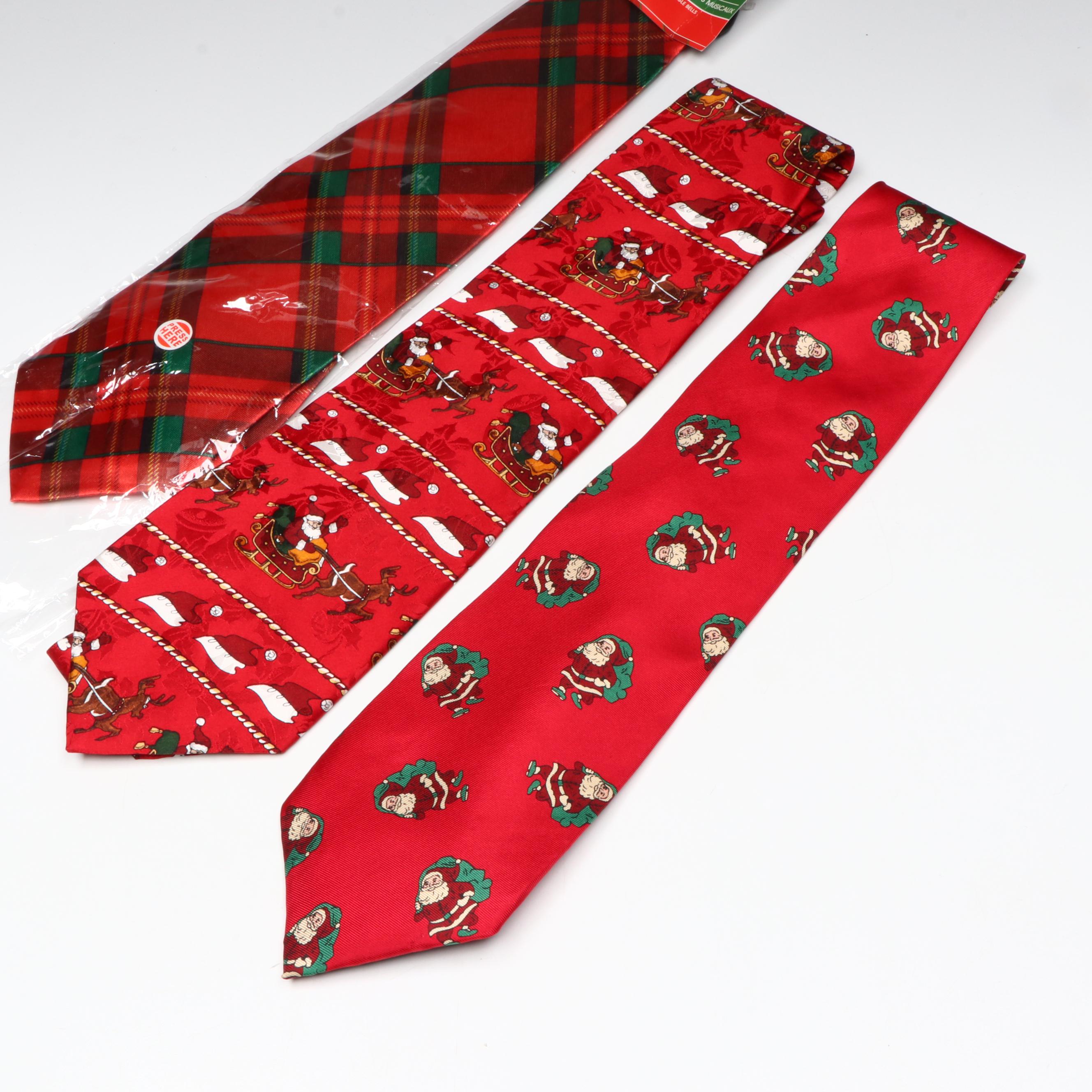 Wembley, Christmas House, and More Christmas Themed Silk Neckties