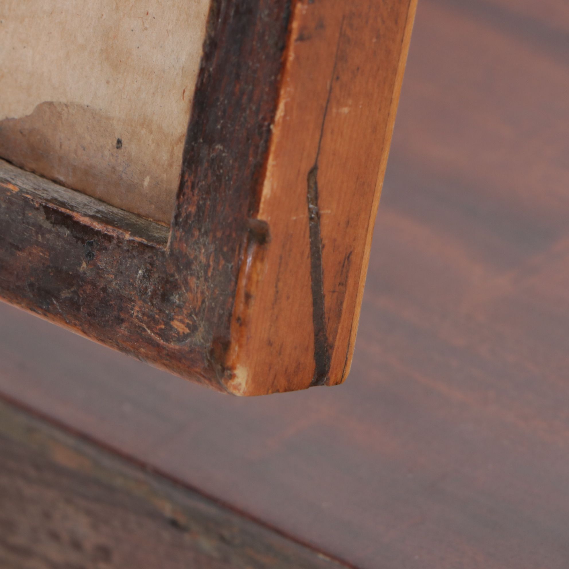 Mahogany Georgian Style Cheval Two-Drawer Dressing Table Mirror