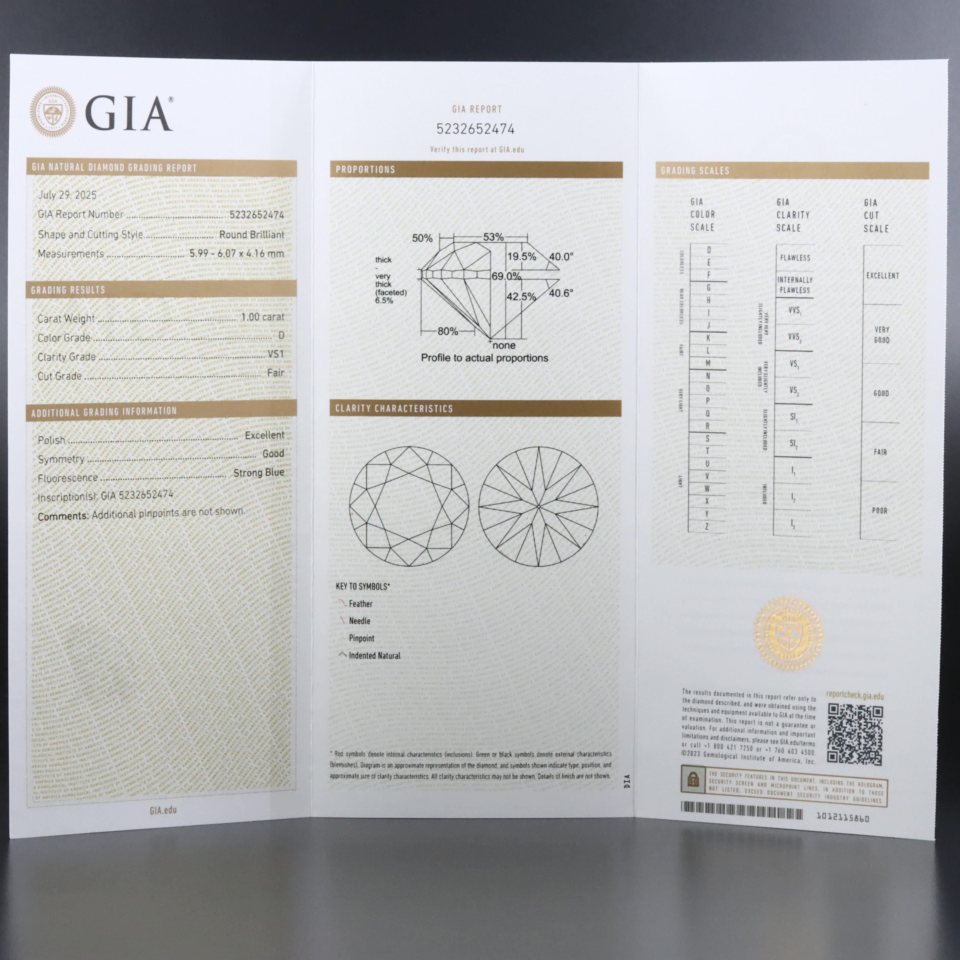 Platinum 2.00 CTW Diamond Stud Earrings with GIA Reports