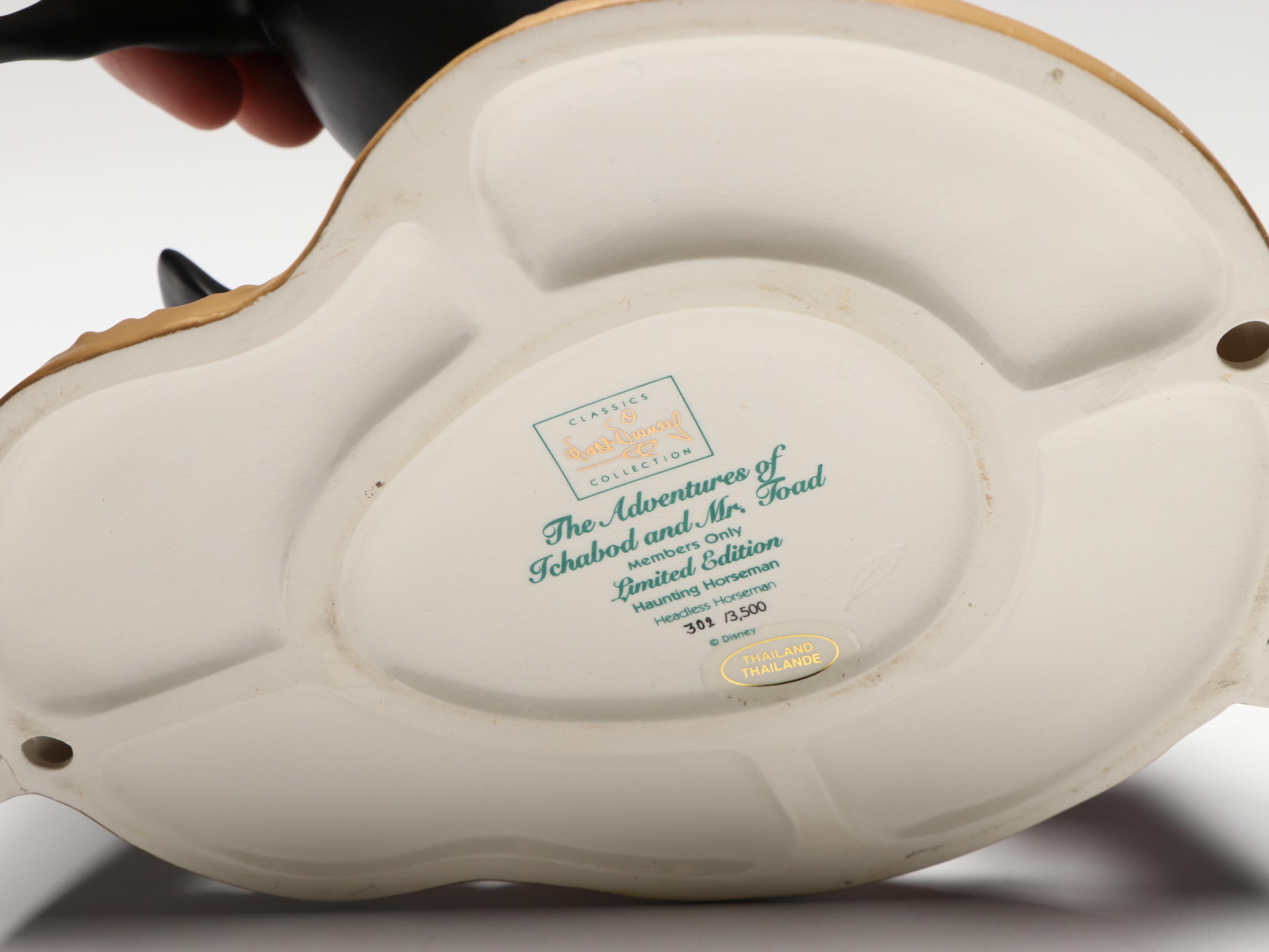 Disney "Haunting Horseman" Limited Edition Porcelain Figurine