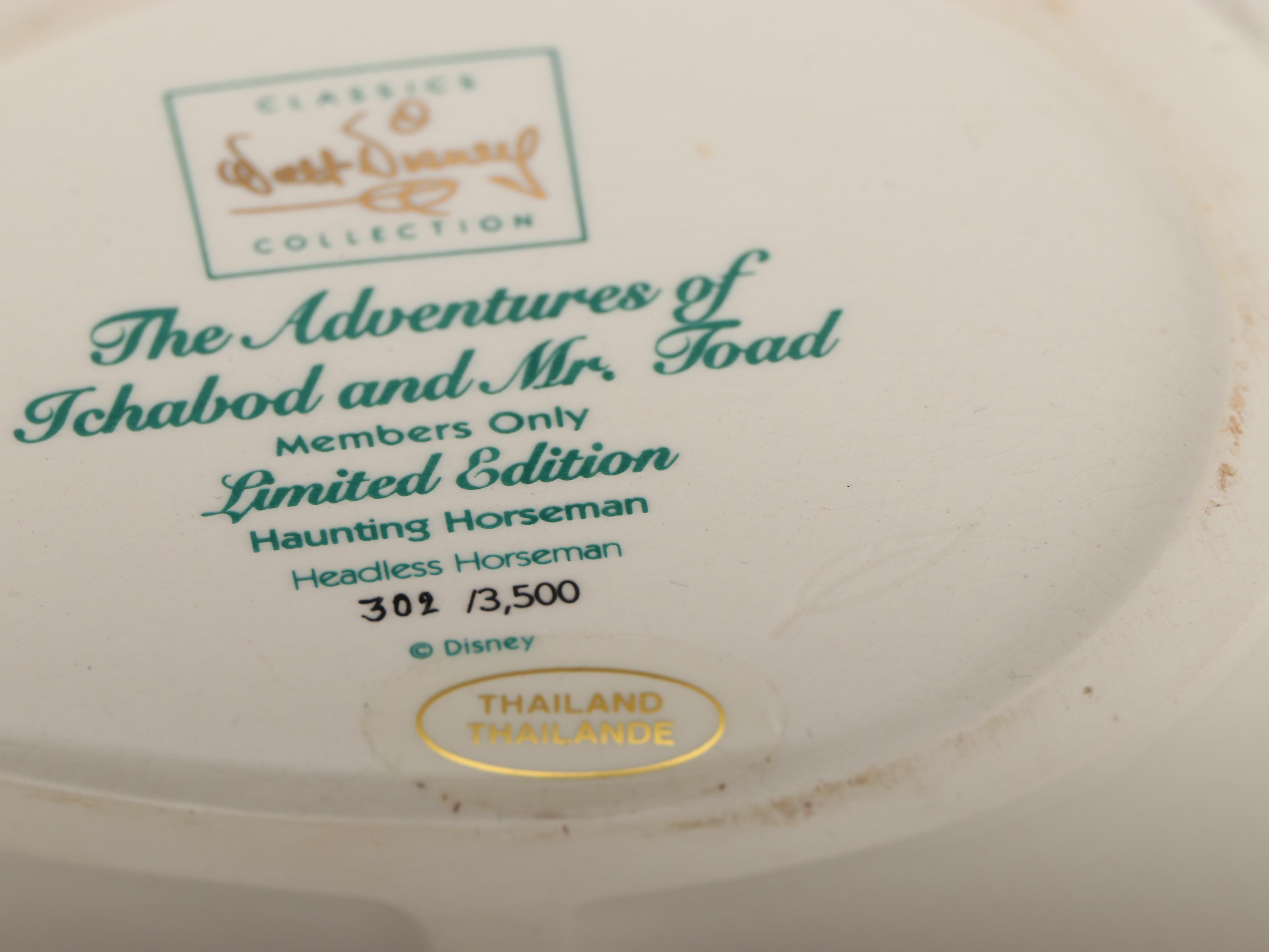 Disney "Haunting Horseman" Limited Edition Porcelain Figurine