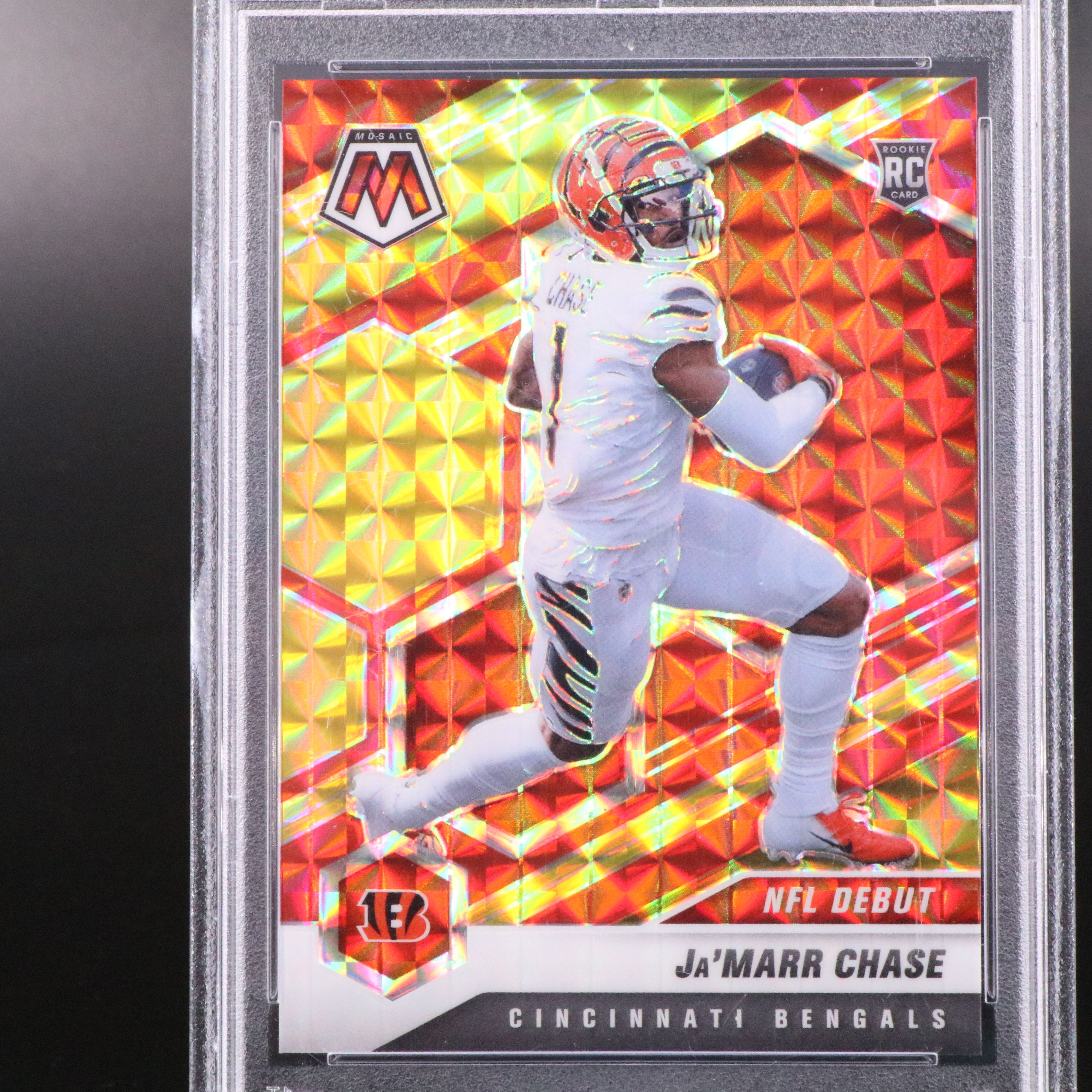 Tee Higgins and Ja'Marr Chase Rookie Cards with Signed, Graded, and Numbered