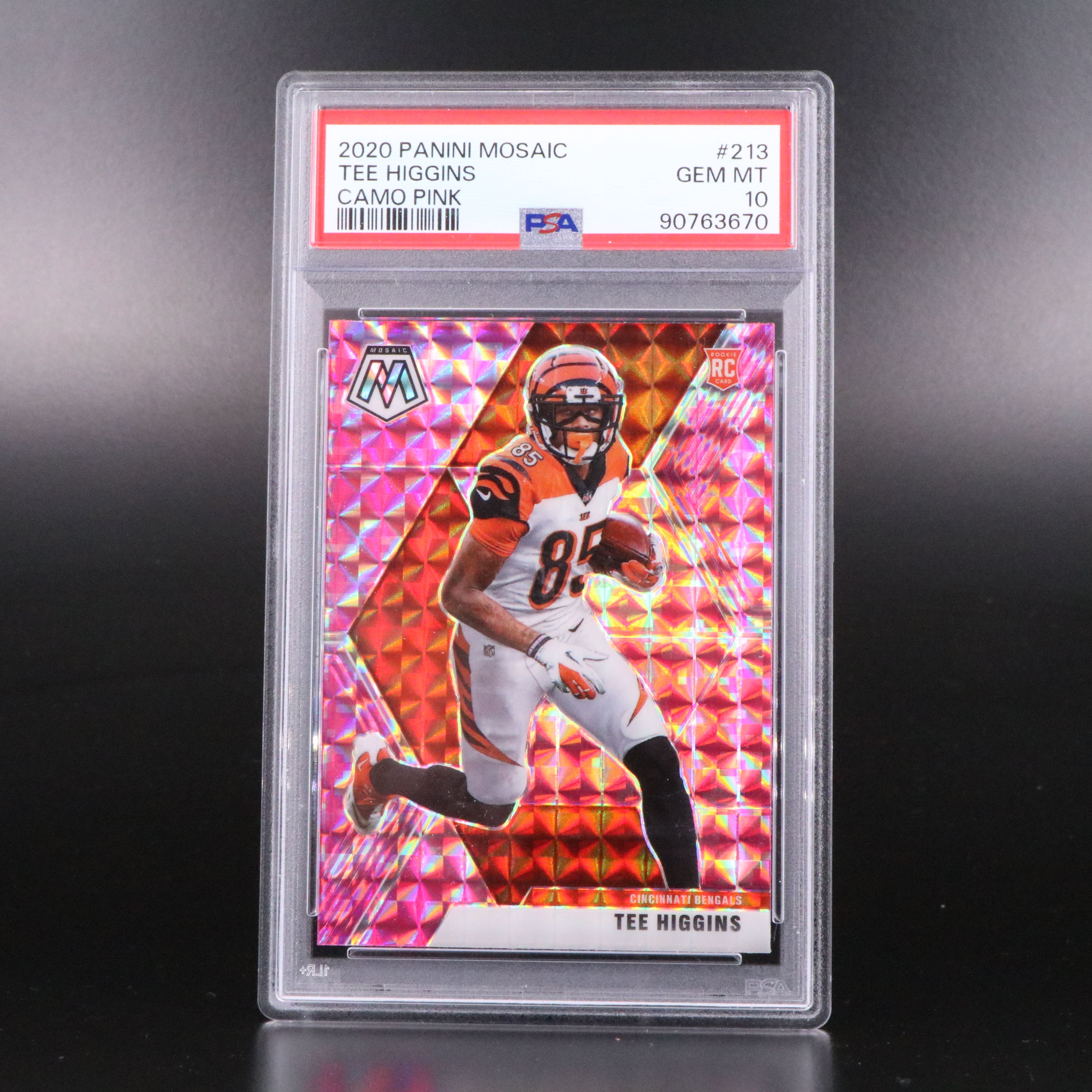 Tee Higgins and Ja'Marr Chase Rookie Cards with Signed, Graded, and Numbered