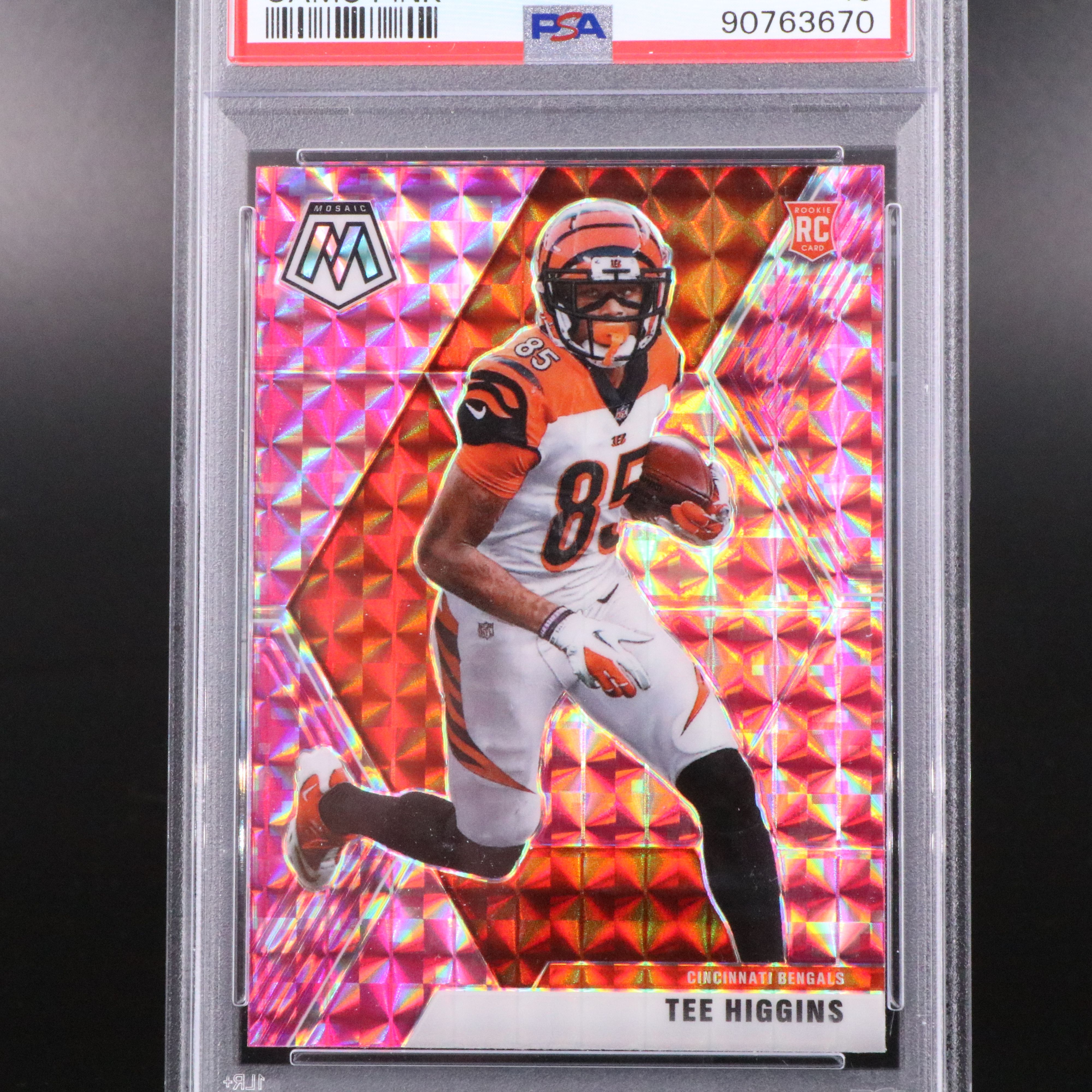 Tee Higgins and Ja'Marr Chase Rookie Cards with Signed, Graded, and Numbered