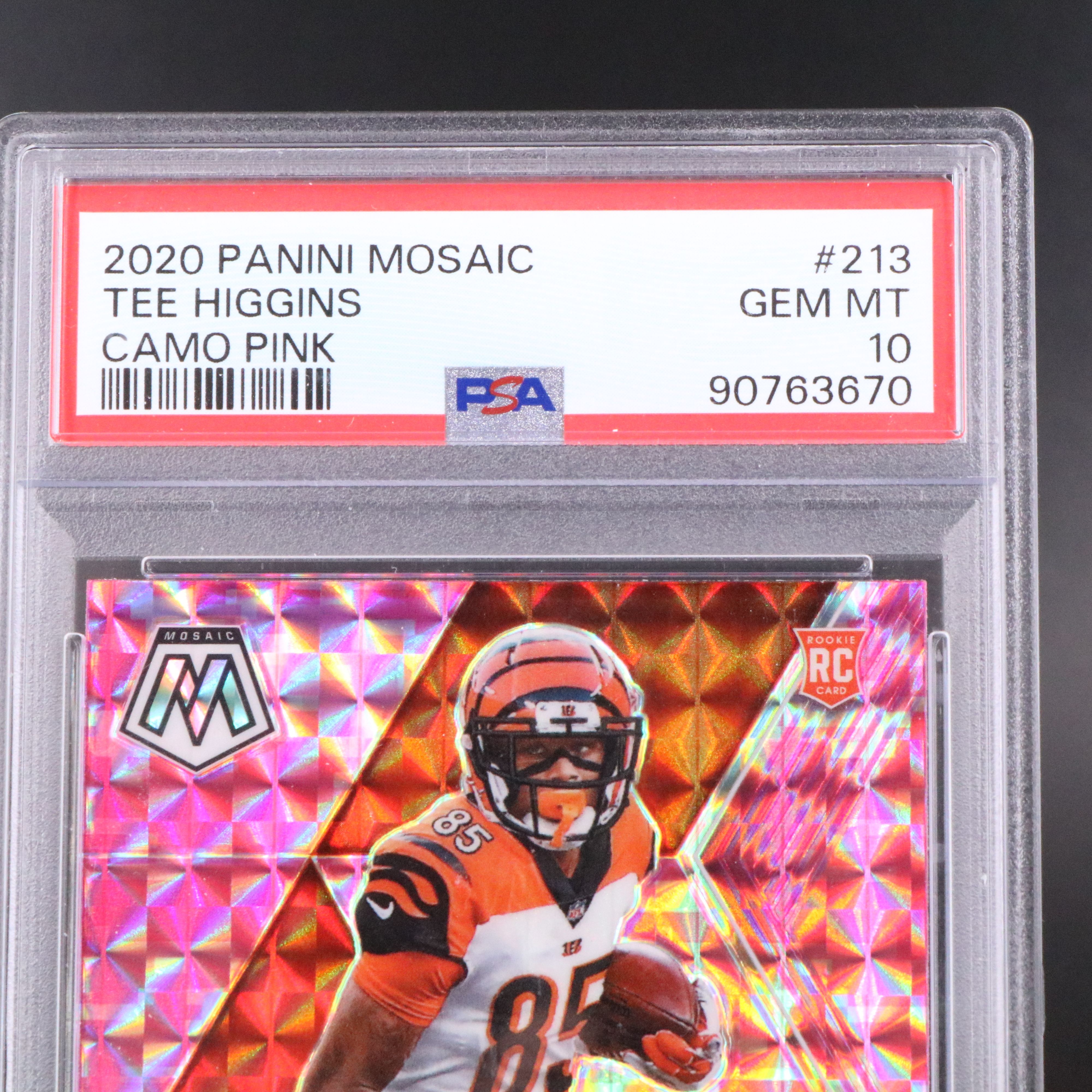 Tee Higgins and Ja'Marr Chase Rookie Cards with Signed, Graded, and Numbered