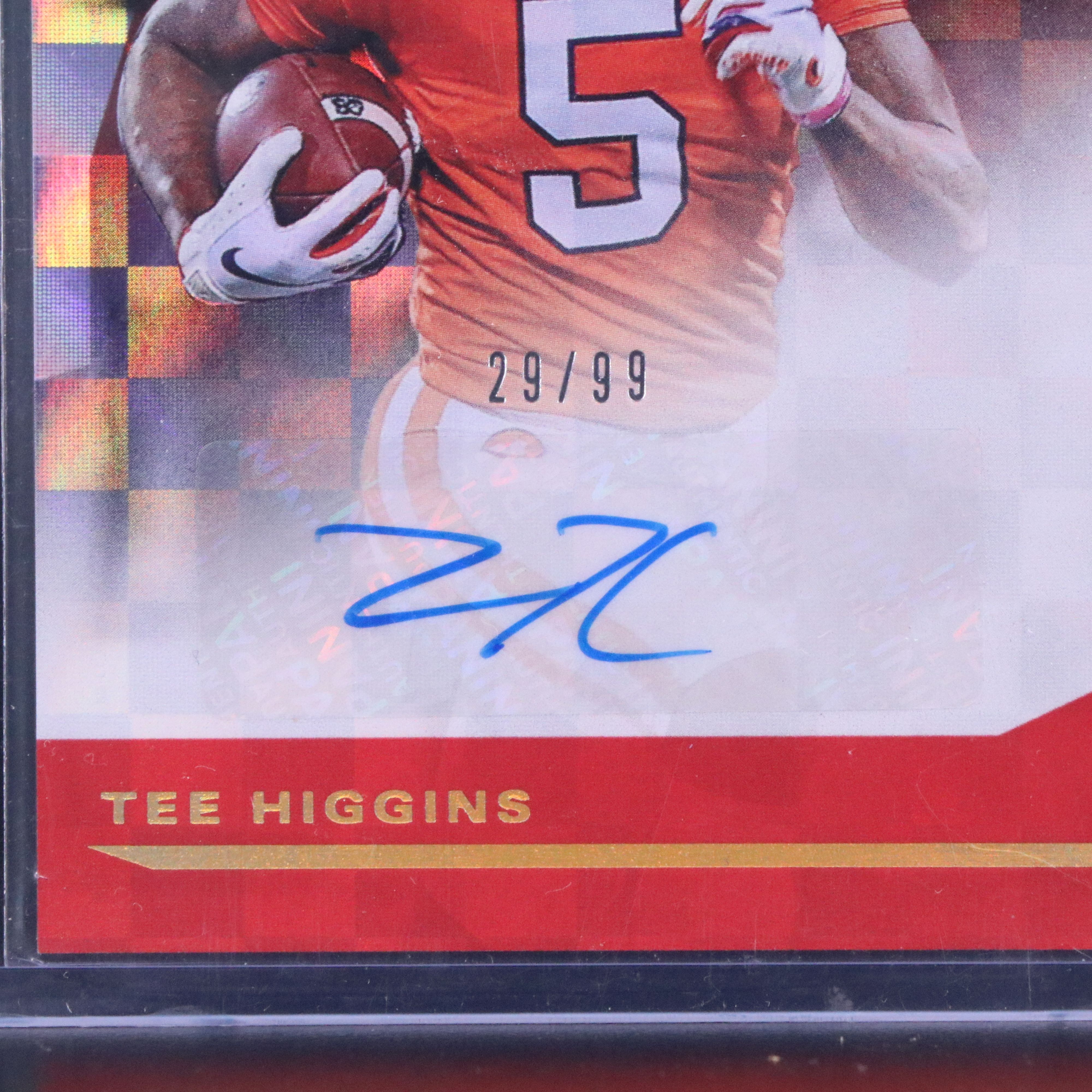 Tee Higgins and Ja'Marr Chase Rookie Cards with Signed, Graded, and Numbered