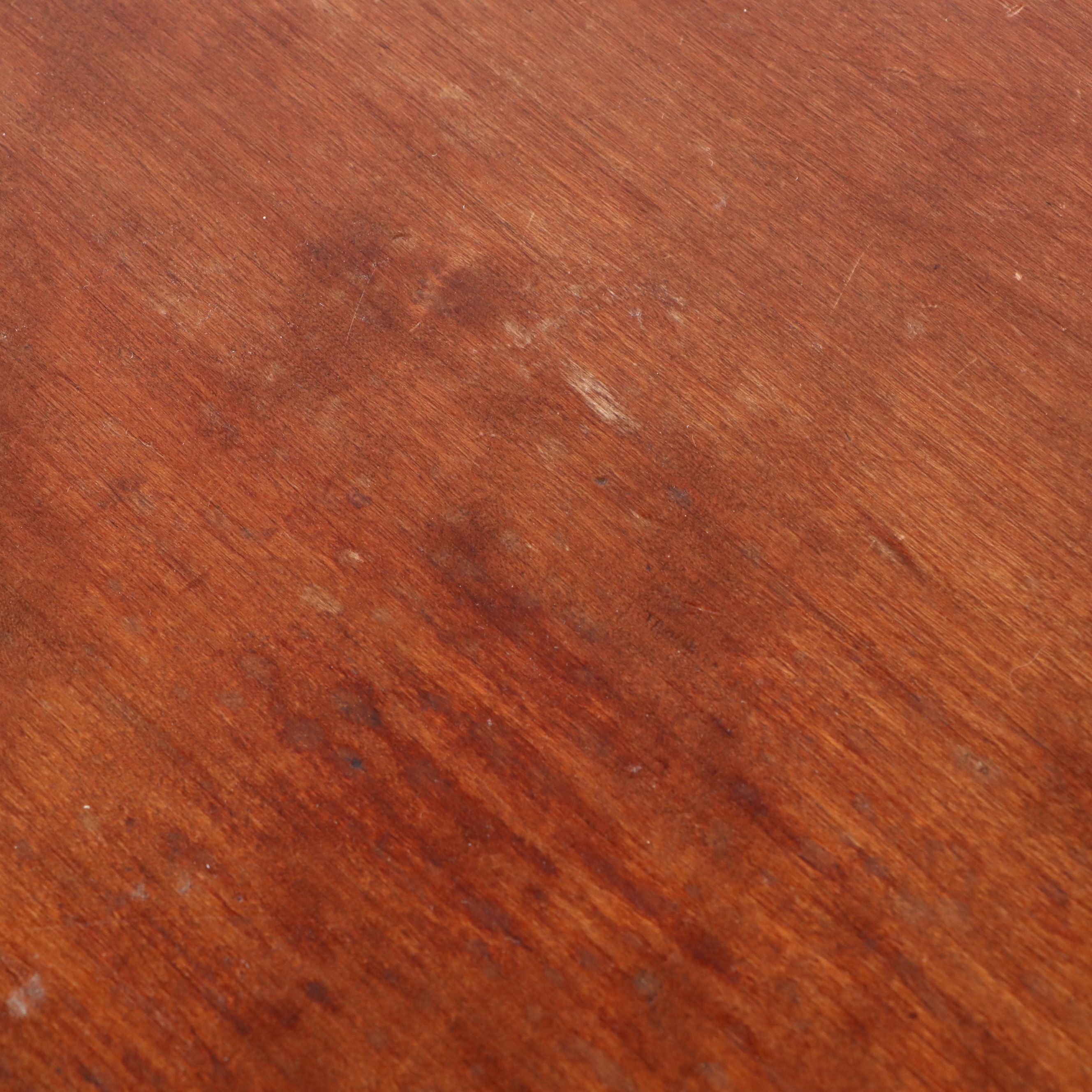 American Primitive Cherry Two-Drawer Stand, Mid-19th Century