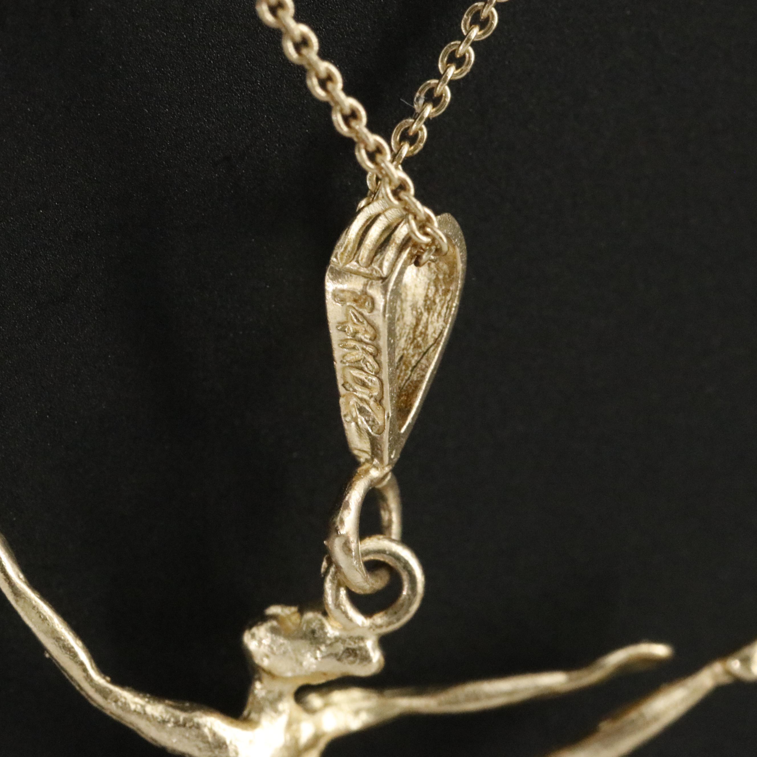 14K Dancer Pendant Necklace
