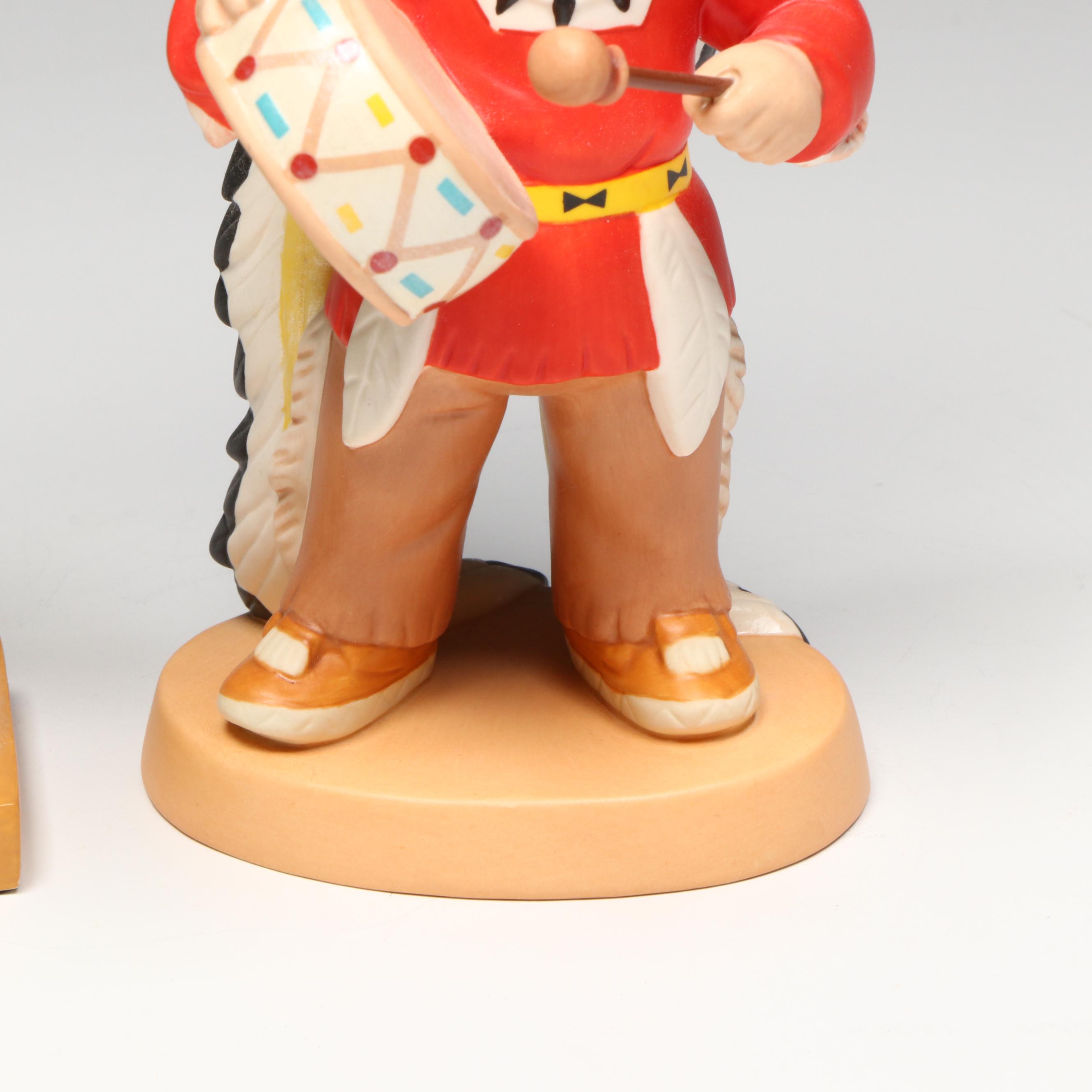 Disney It's a Small World after all "Little Big Chief" U.S.A. Porcelain Figurine