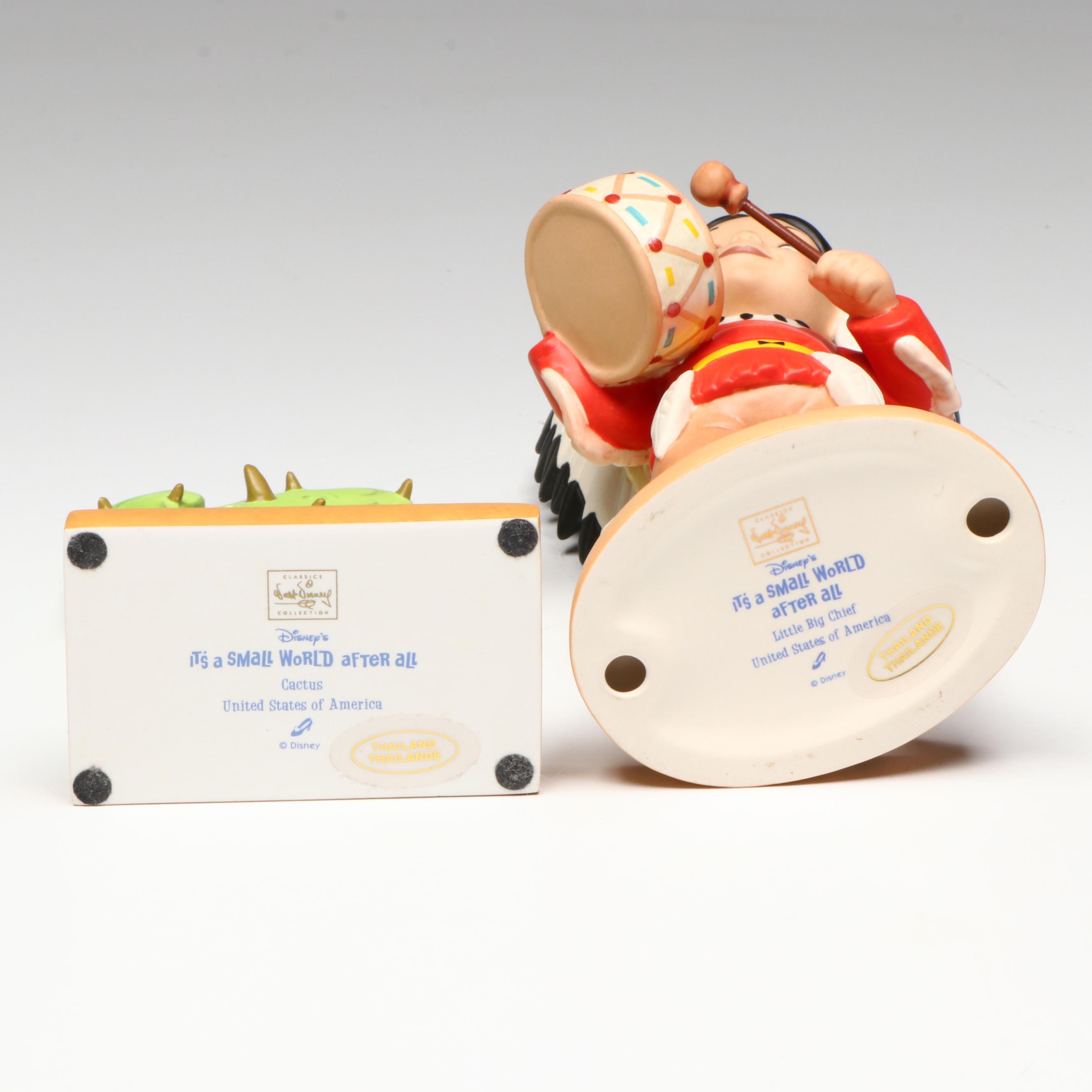 Disney It's a Small World after all "Little Big Chief" U.S.A. Porcelain Figurine