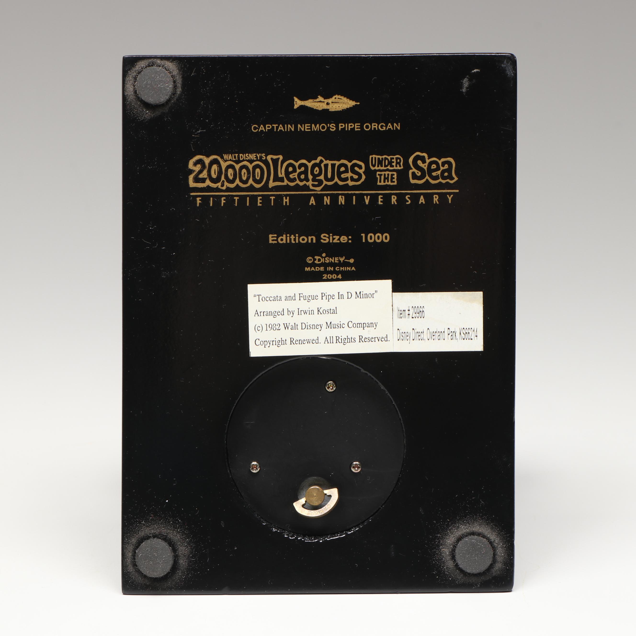 Disney 20,000 Leagues Under the Sea Limited Edition Musical Figurine, 1982