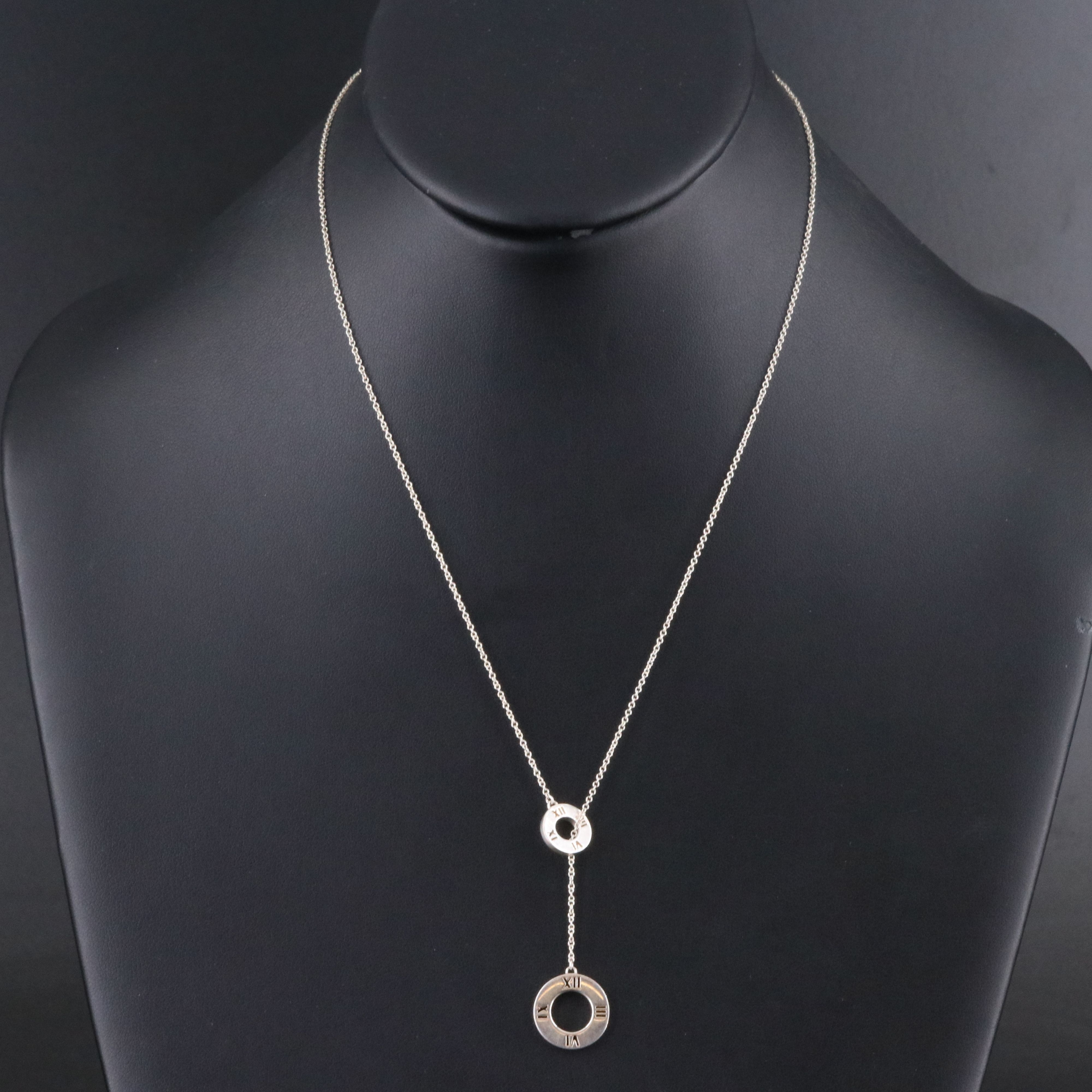 Tiffany & Co. Atlas Sterling Lariat Necklace