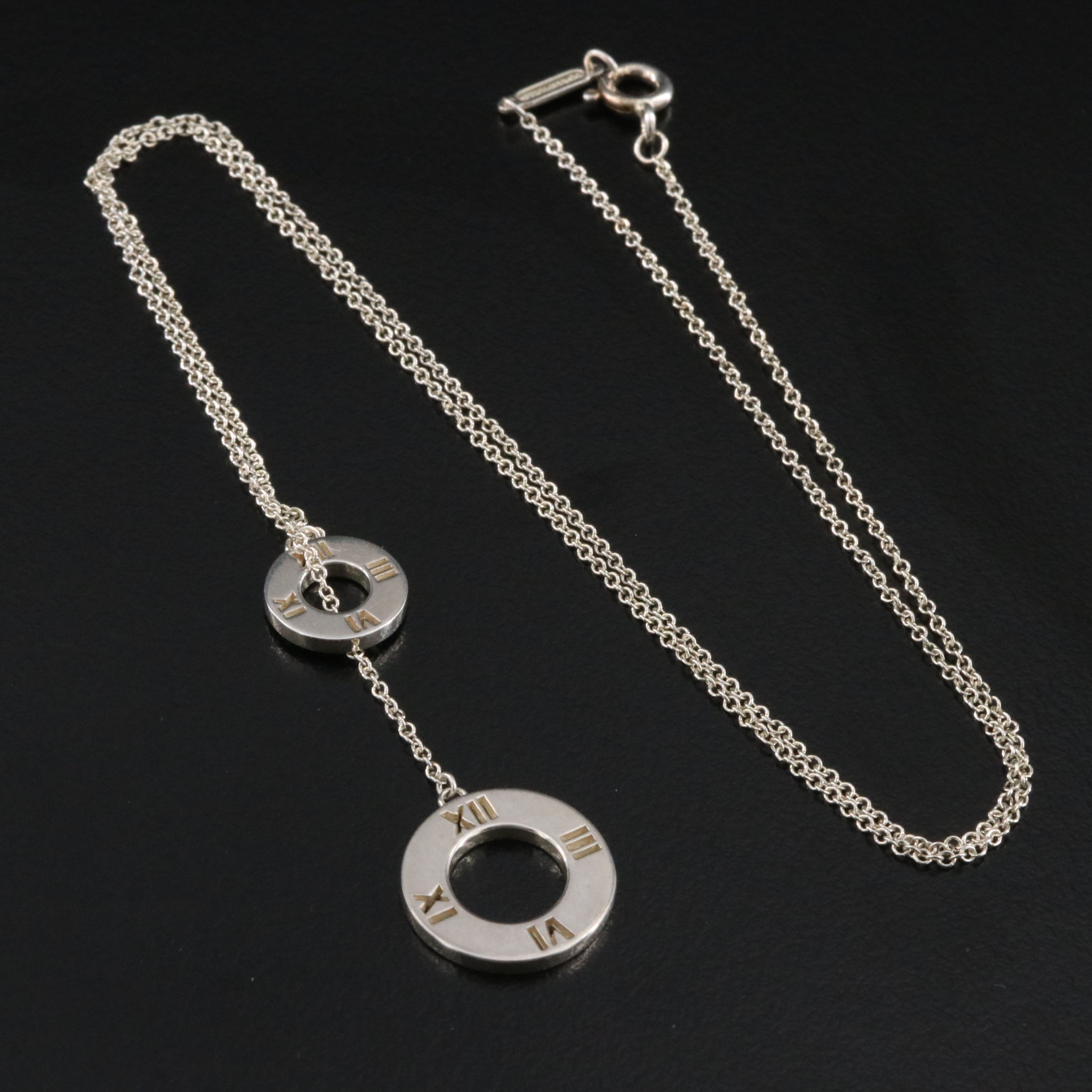 Tiffany & Co. Atlas Sterling Lariat Necklace