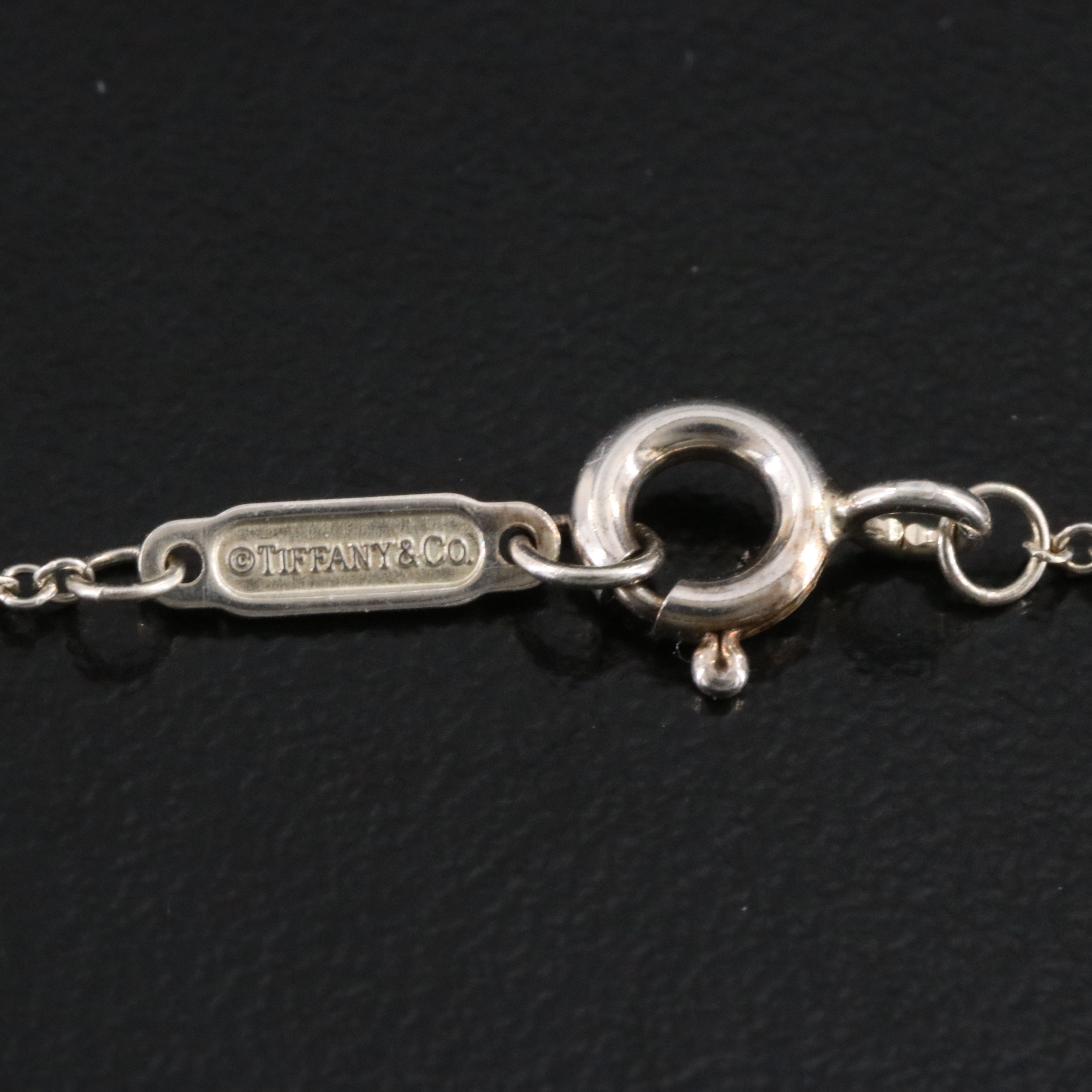 Tiffany & Co. Atlas Sterling Lariat Necklace