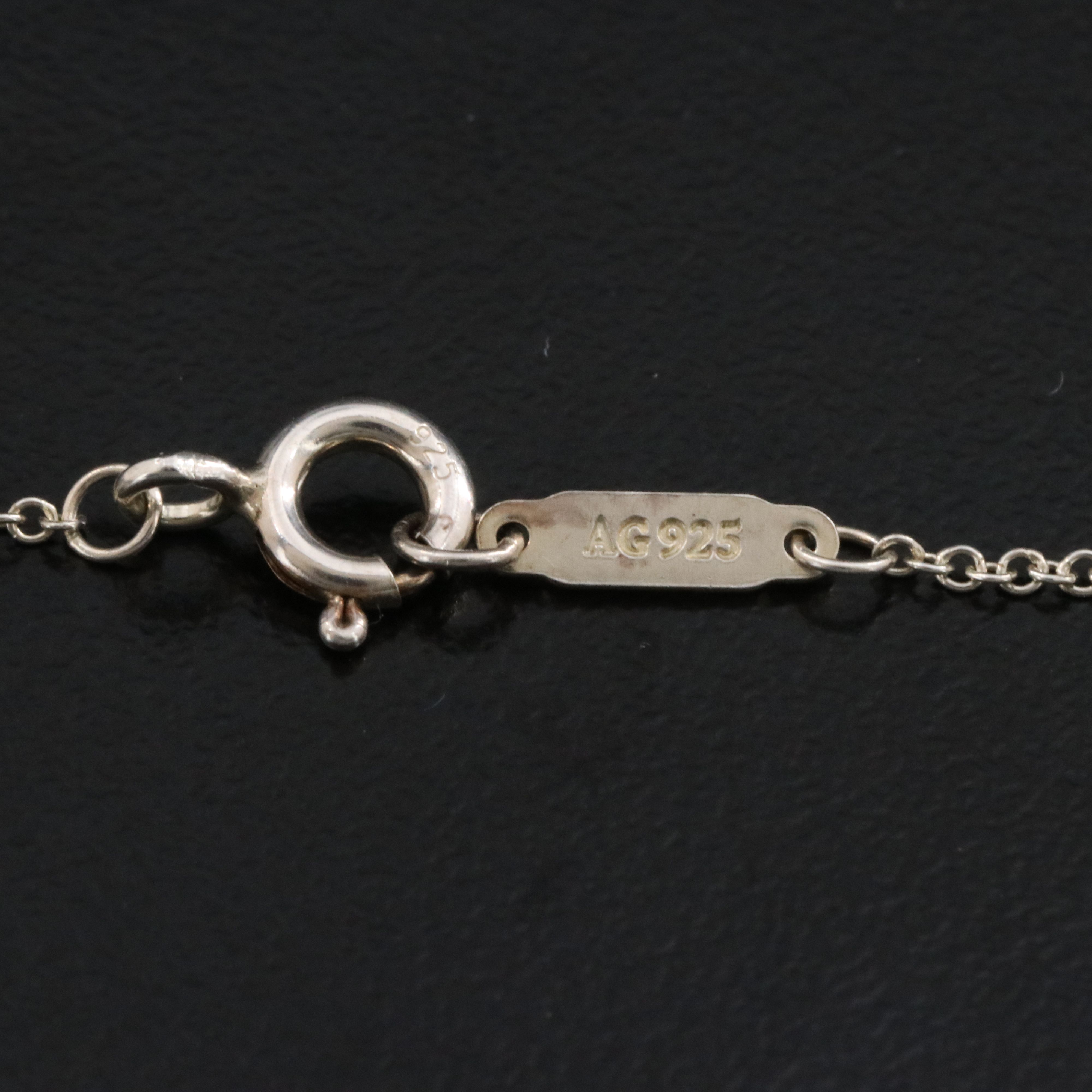 Tiffany & Co. Atlas Sterling Lariat Necklace