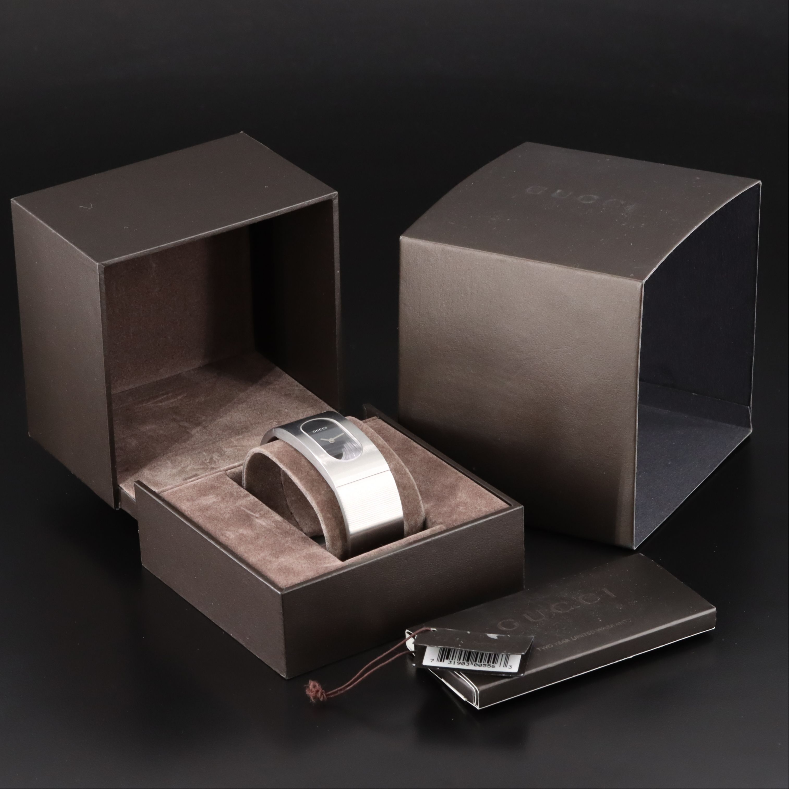 Gucci Swiss Made Bangle Stainless Steel Watch