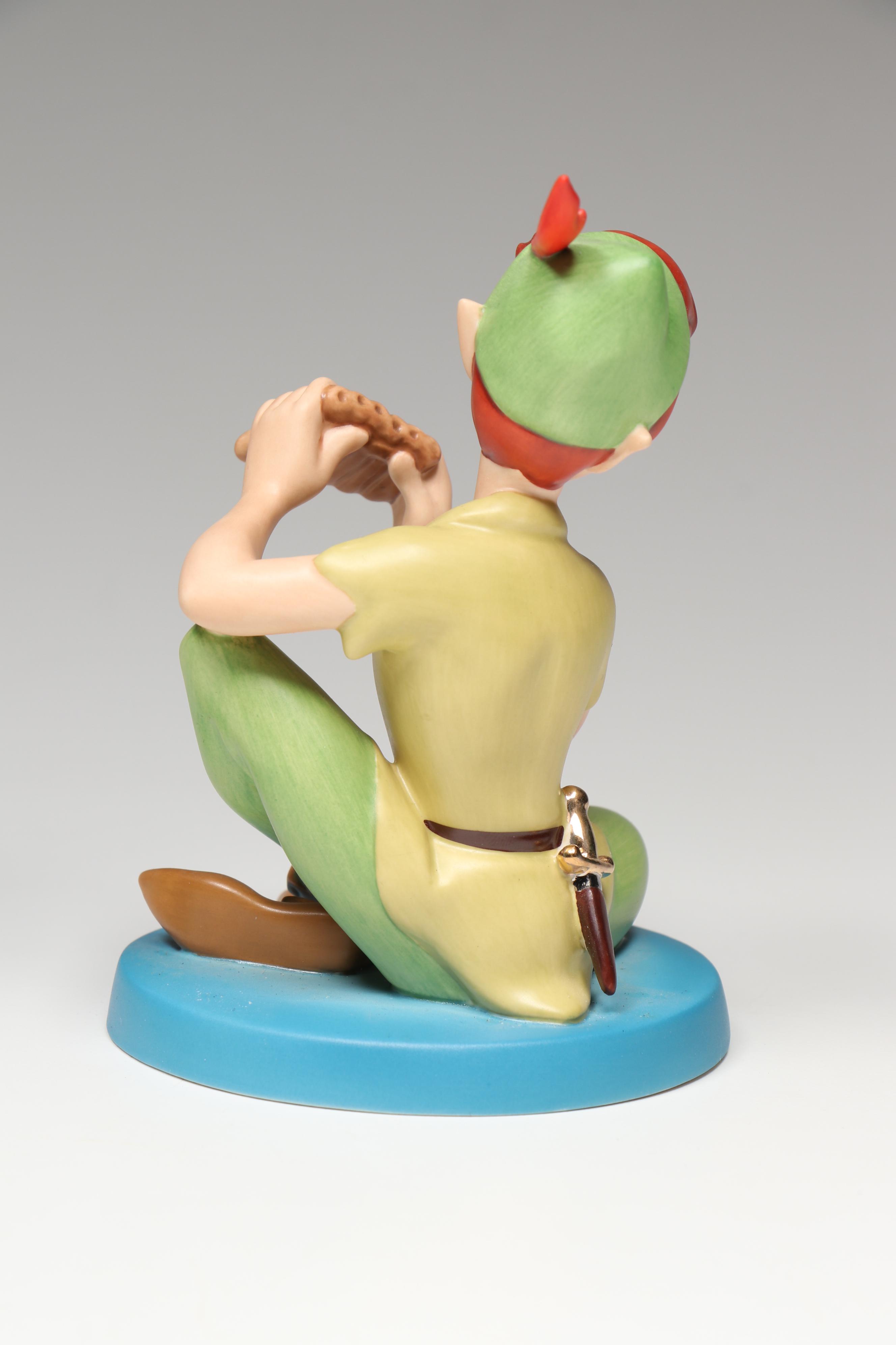 Disney Peter Pan "Forever Young" Figurine and Tinker Bell Ornament