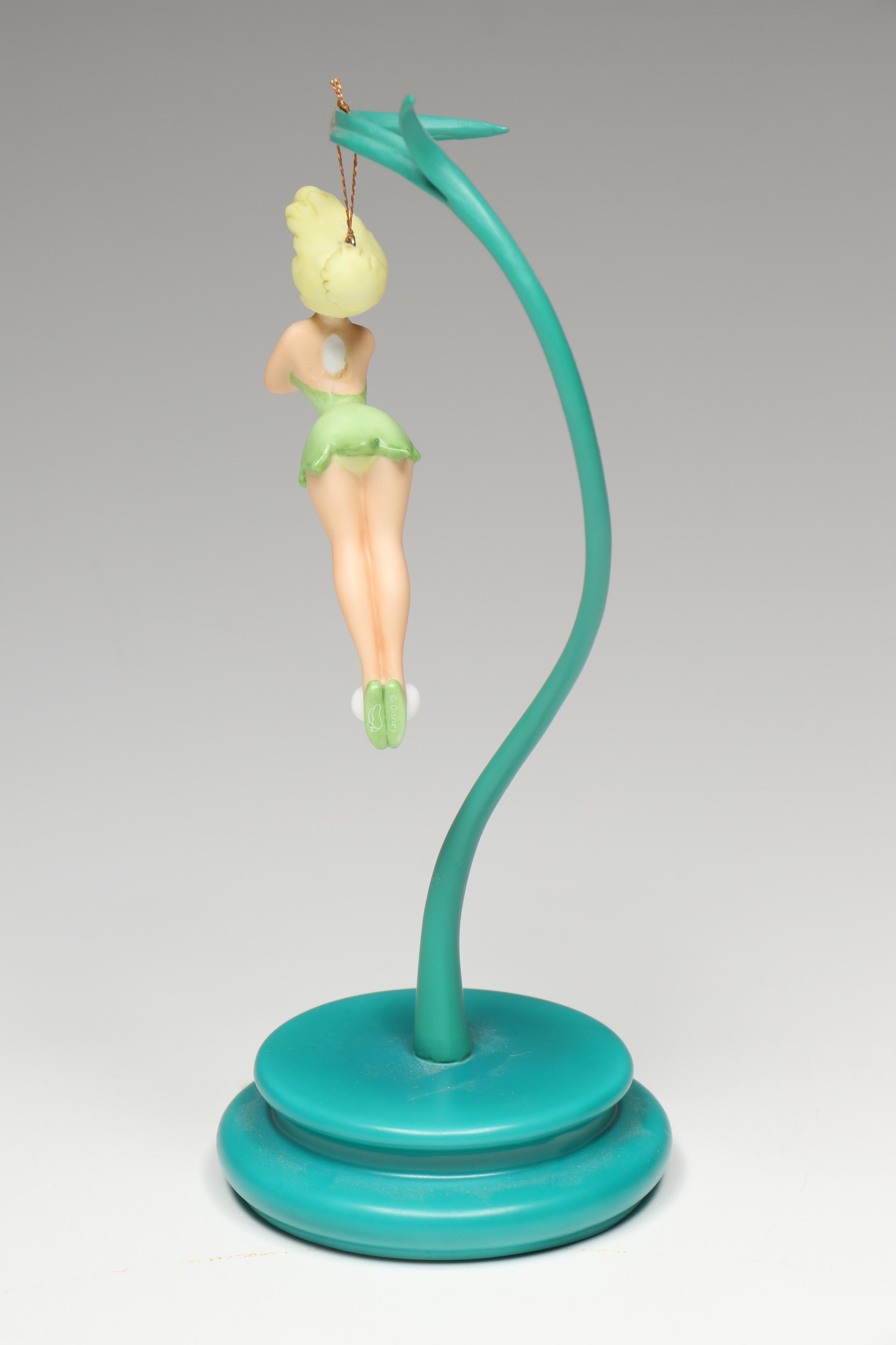 Disney Peter Pan "Forever Young" Figurine and Tinker Bell Ornament