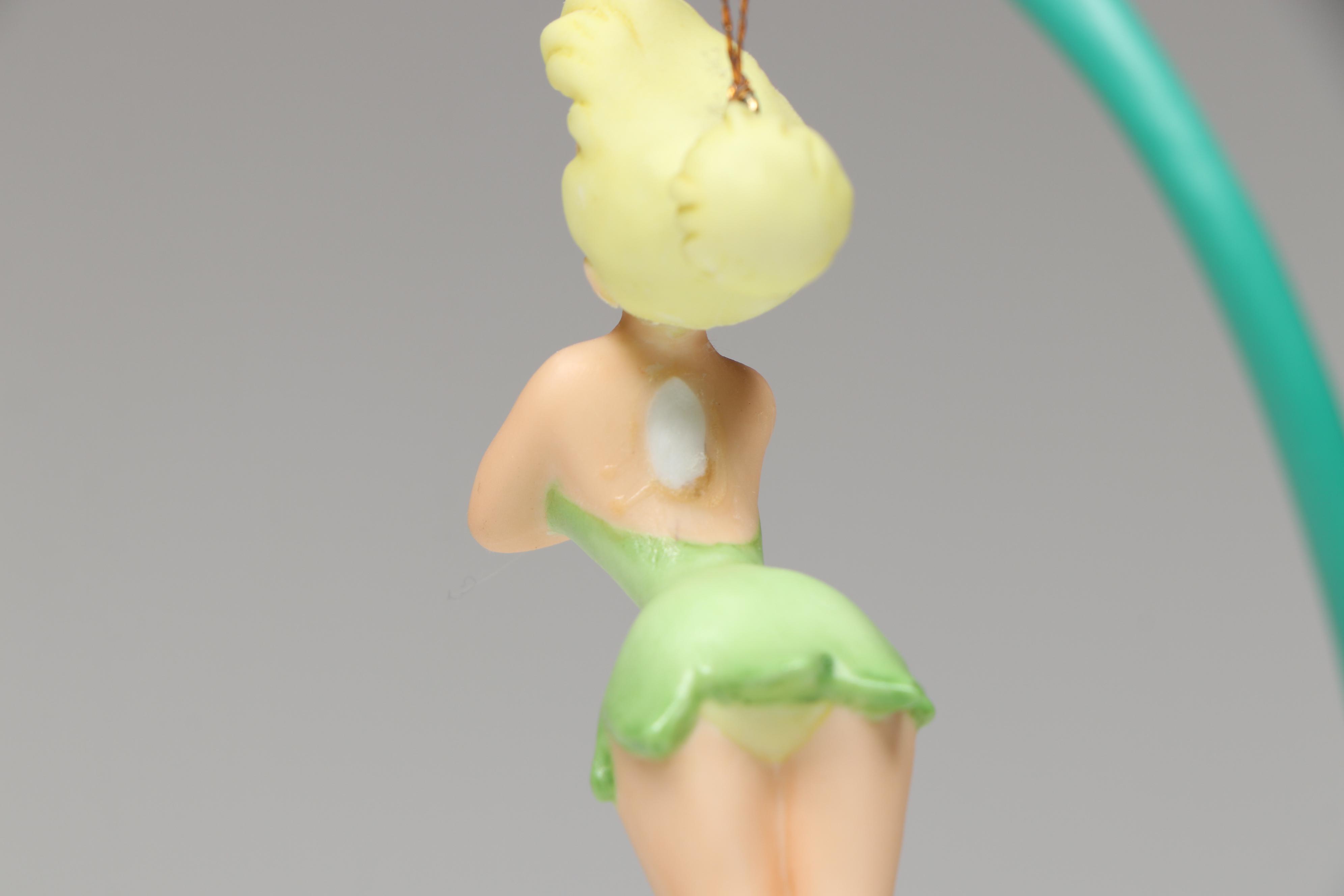 Disney Peter Pan "Forever Young" Figurine and Tinker Bell Ornament