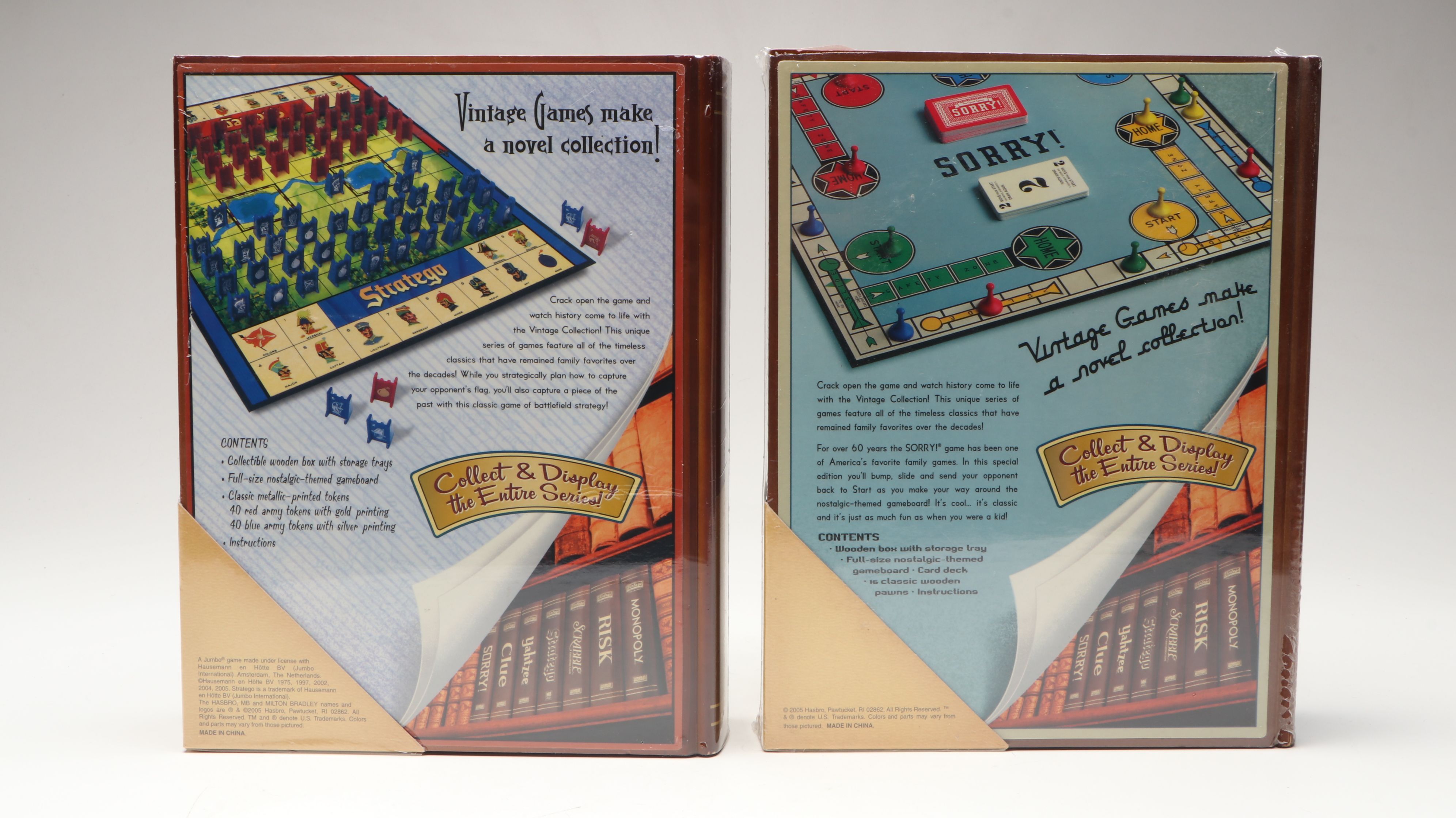 Vintage Game Collection "Sorry!," "Monopoly," and More Board Games