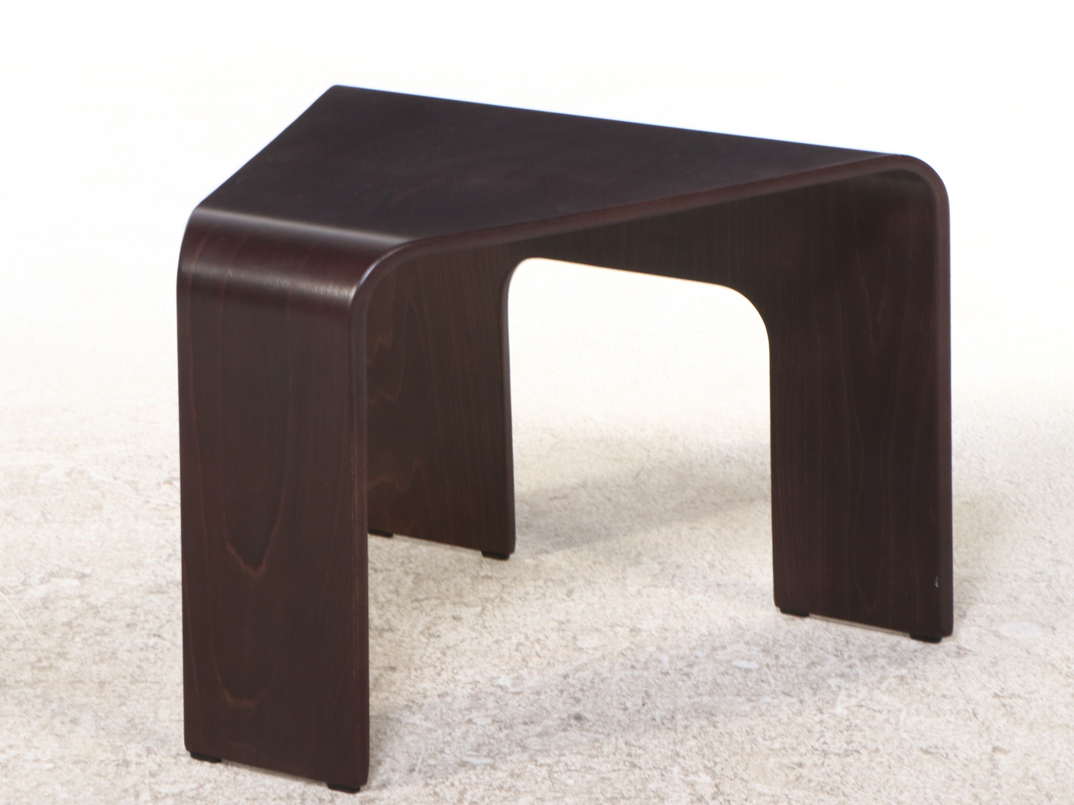 JE Ekornes "Stressless" Leather Loveseat with Pair of End Tables and Ottoman