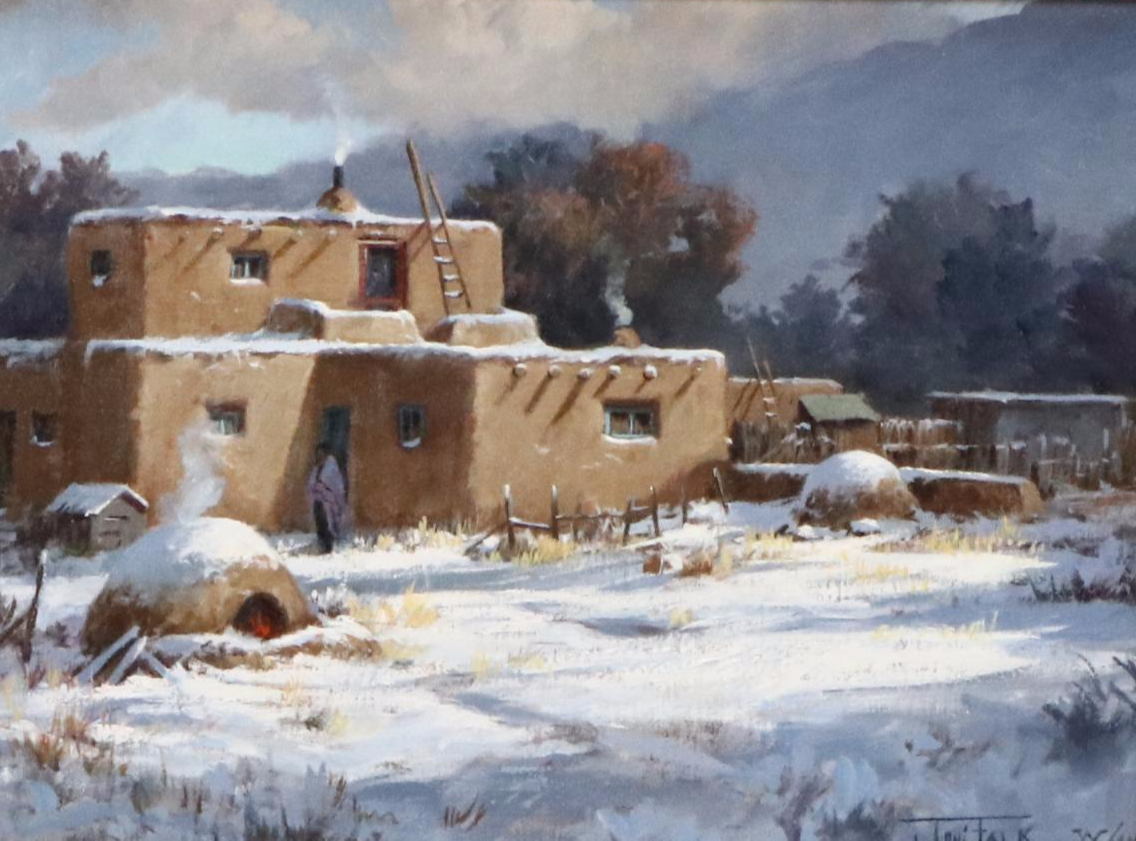 Joni Falk Oil Painting "Beginning a New Day"