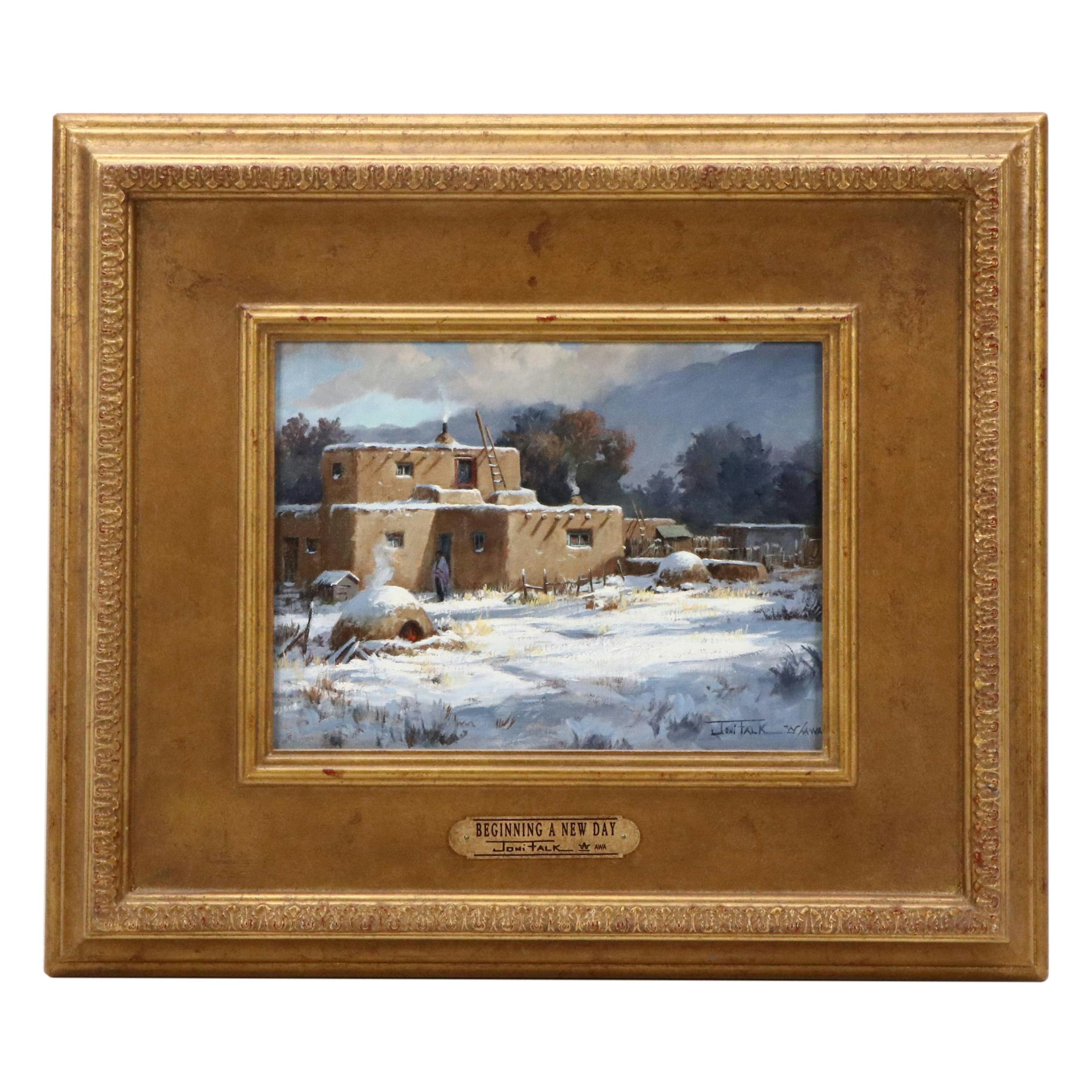 Joni Falk Oil Painting "Beginning a New Day"