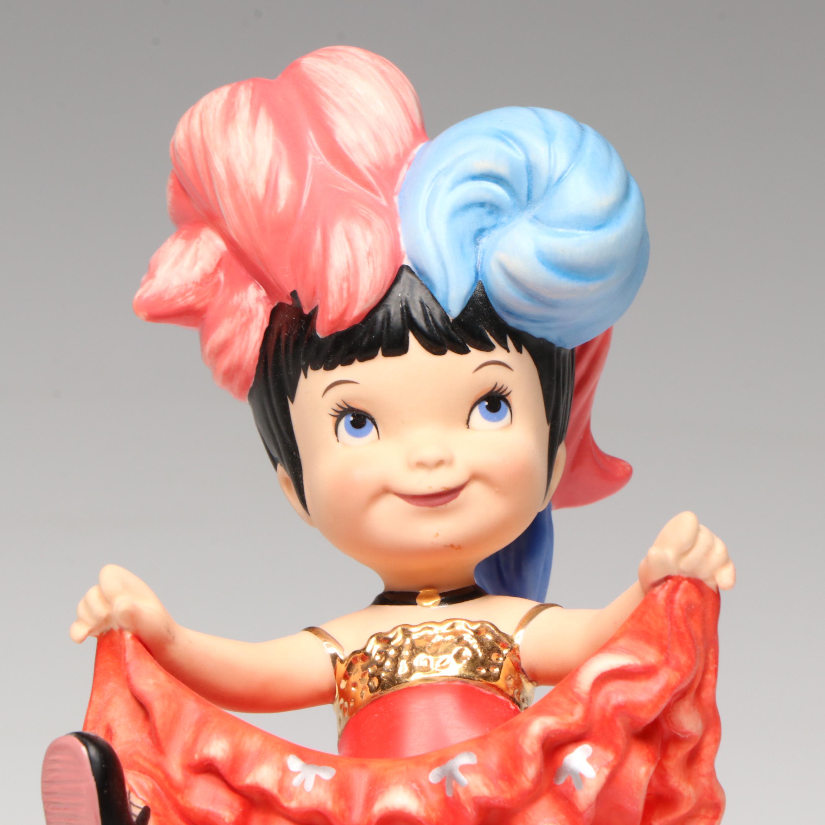 Disney It's a Small World after all "Joie de Vivre" and "Eiffel Tower" Figurines