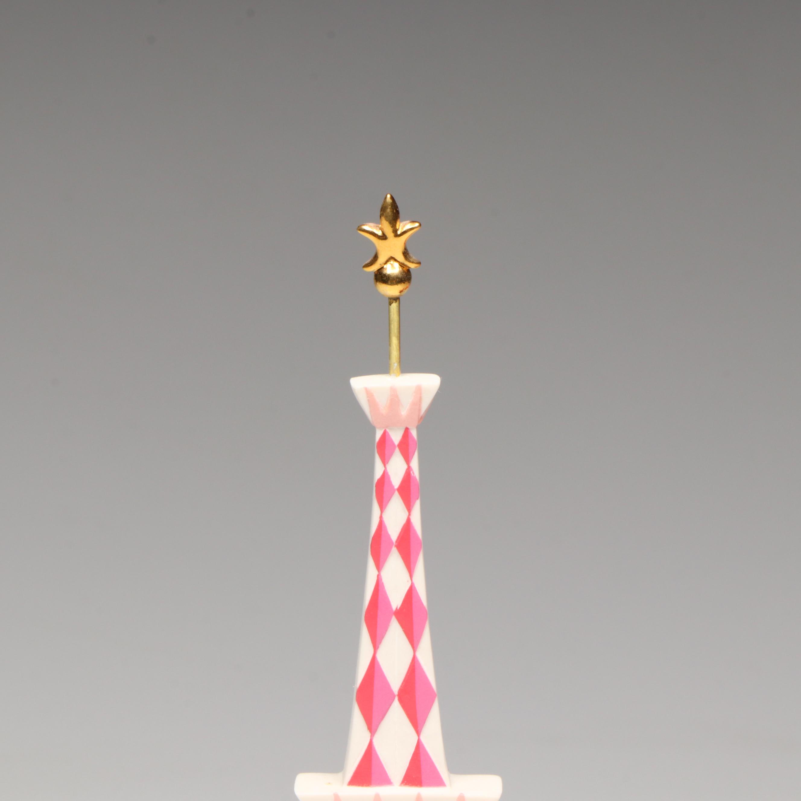 Disney It's a Small World after all "Joie de Vivre" and "Eiffel Tower" Figurines