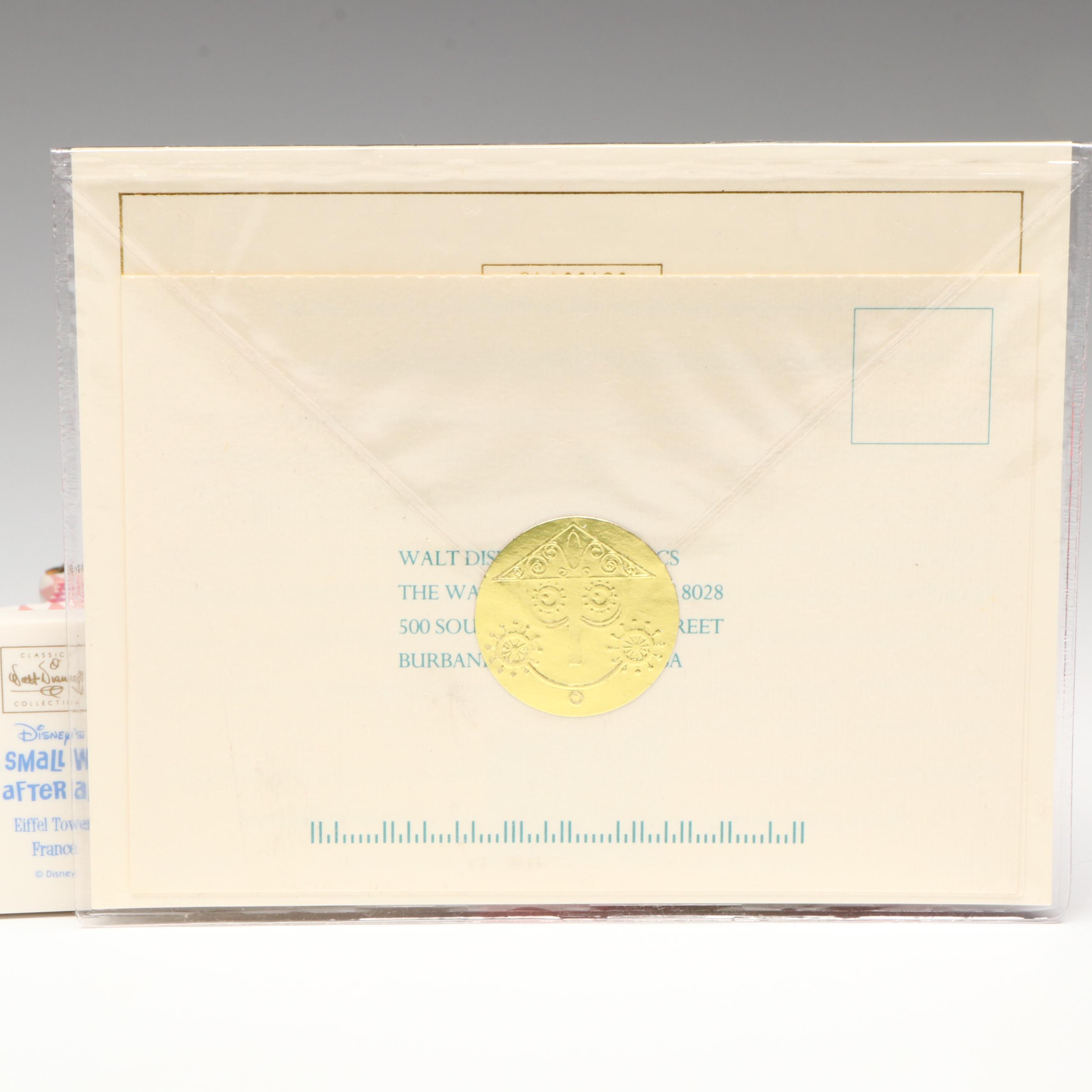 Disney It's a Small World after all "Joie de Vivre" and "Eiffel Tower" Figurines