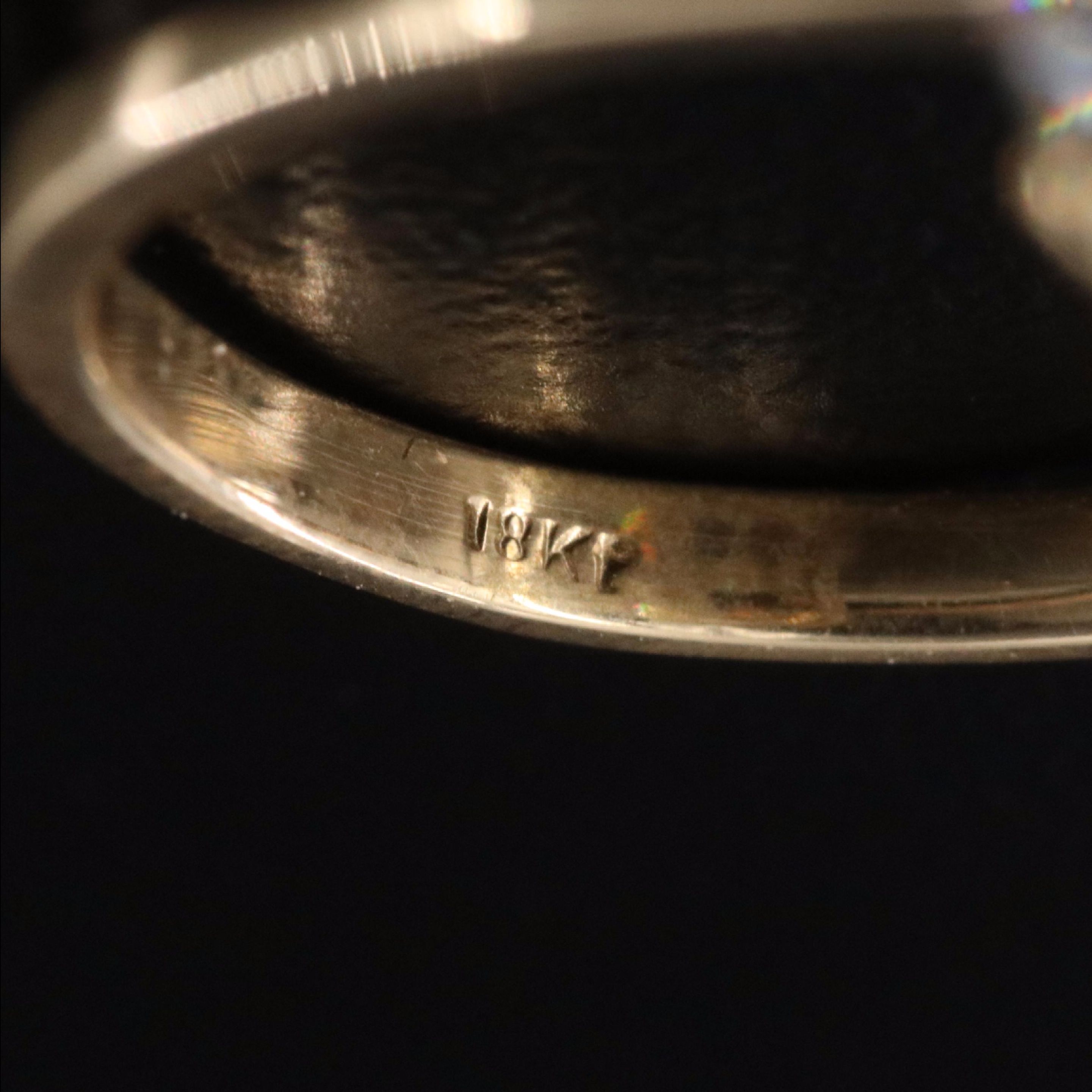 18K 4.03 CT Lab Grown Diamond Solitaire Ring with IGI Report