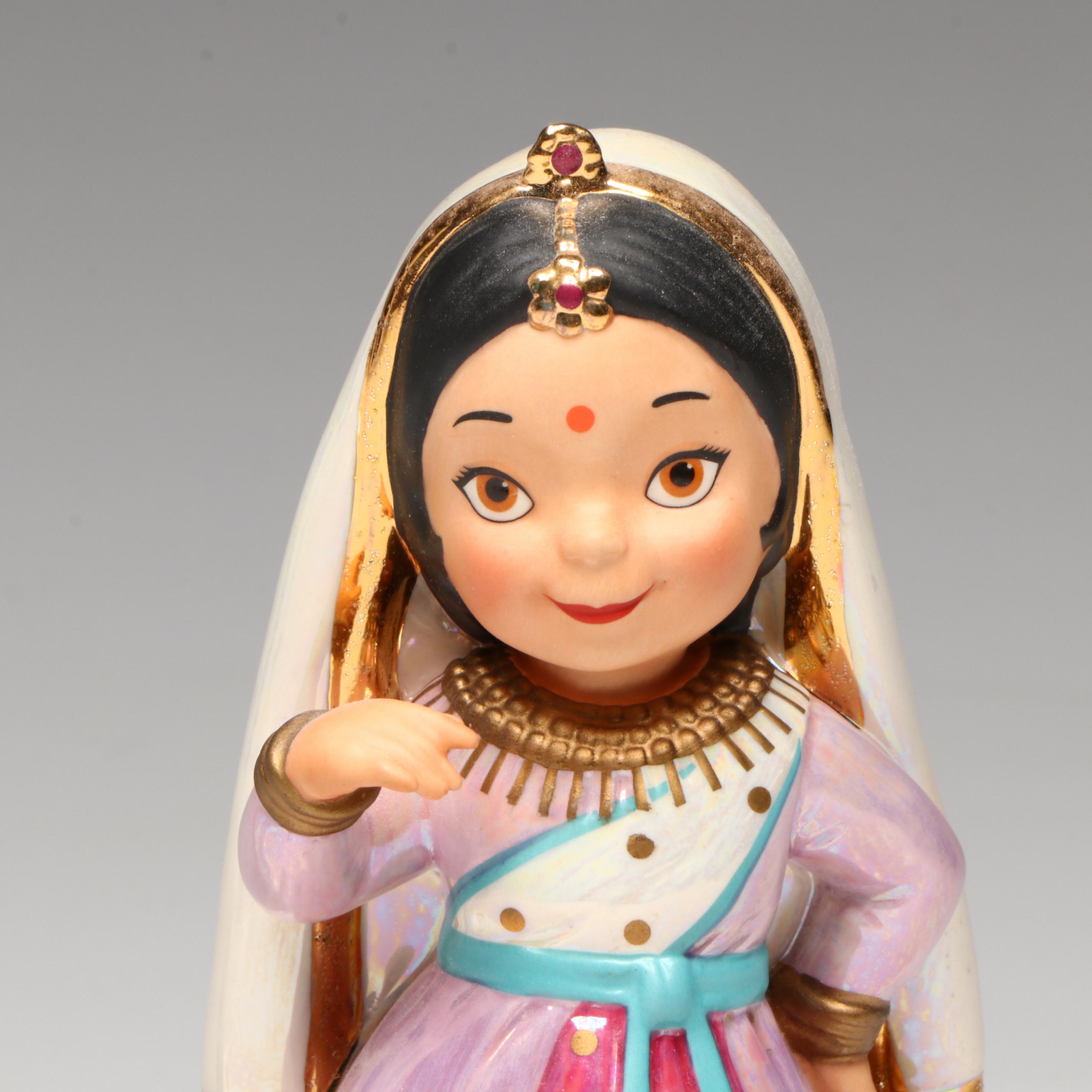 Disney It's a Small World after all "Aashirwad" India Figurines