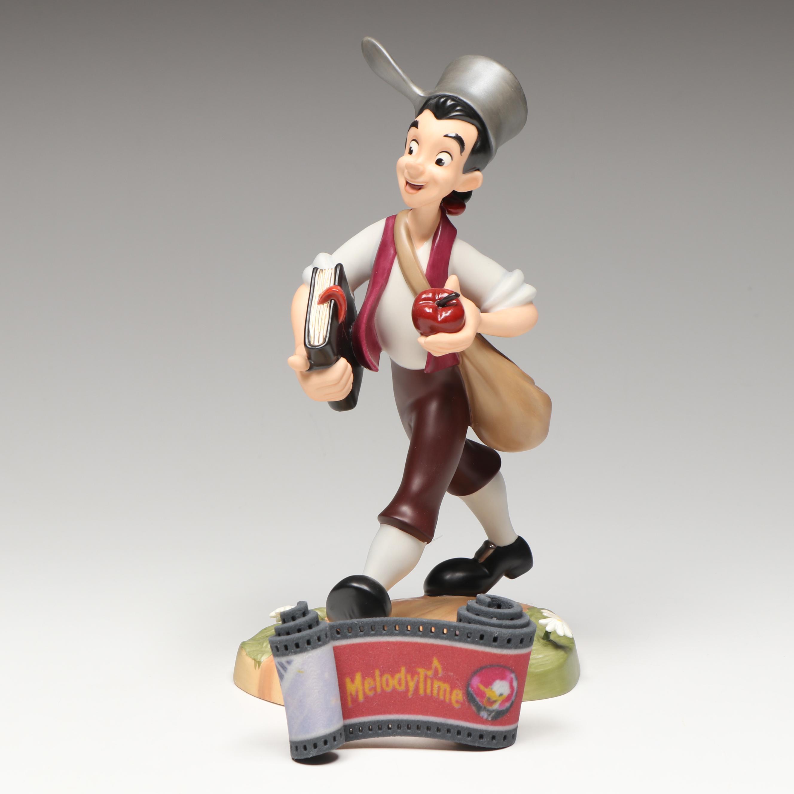Disney Melody Time "Johnny Appleseed" American Folk Heroes Porcelain Figurine