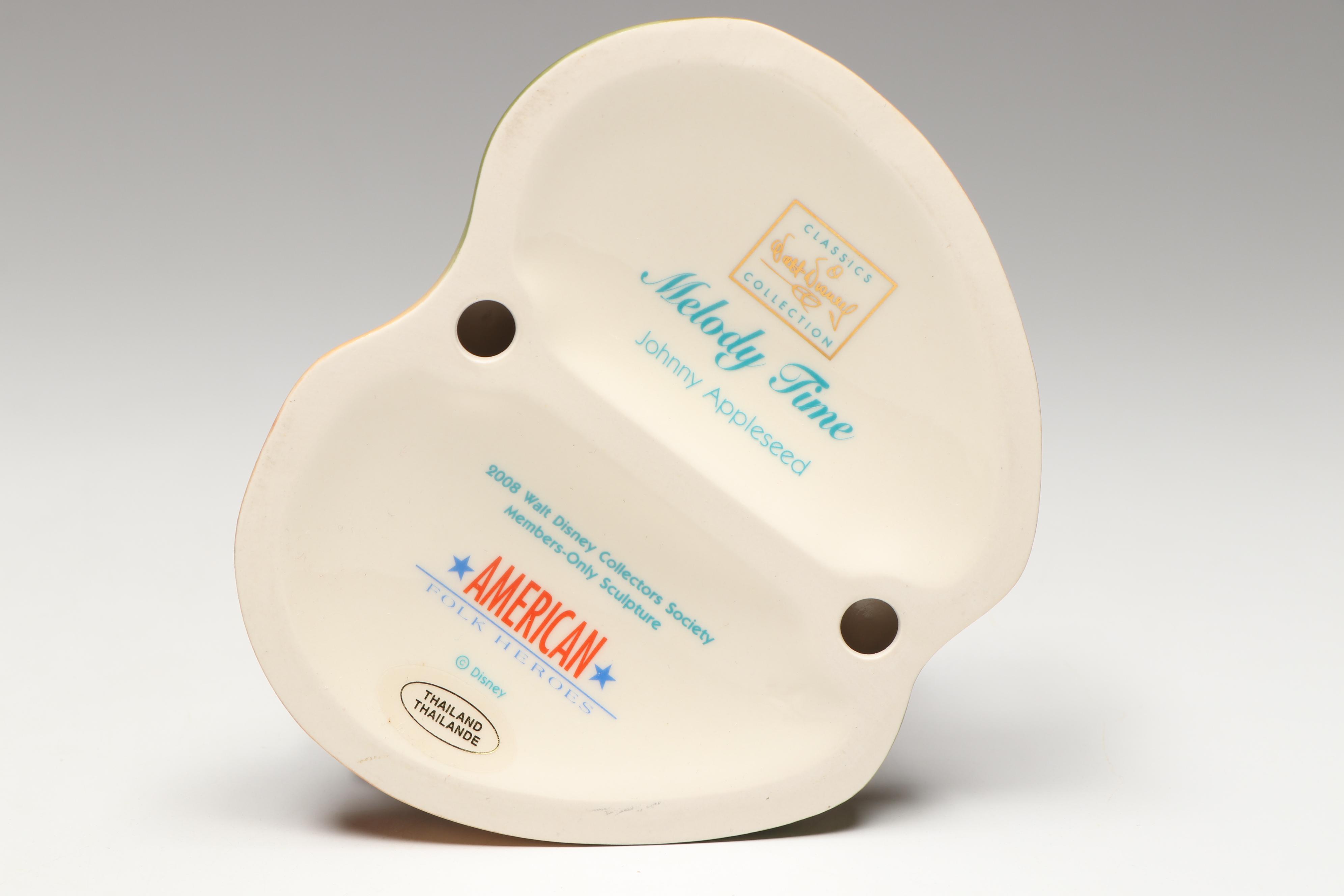 Disney Melody Time "Johnny Appleseed" American Folk Heroes Porcelain Figurine