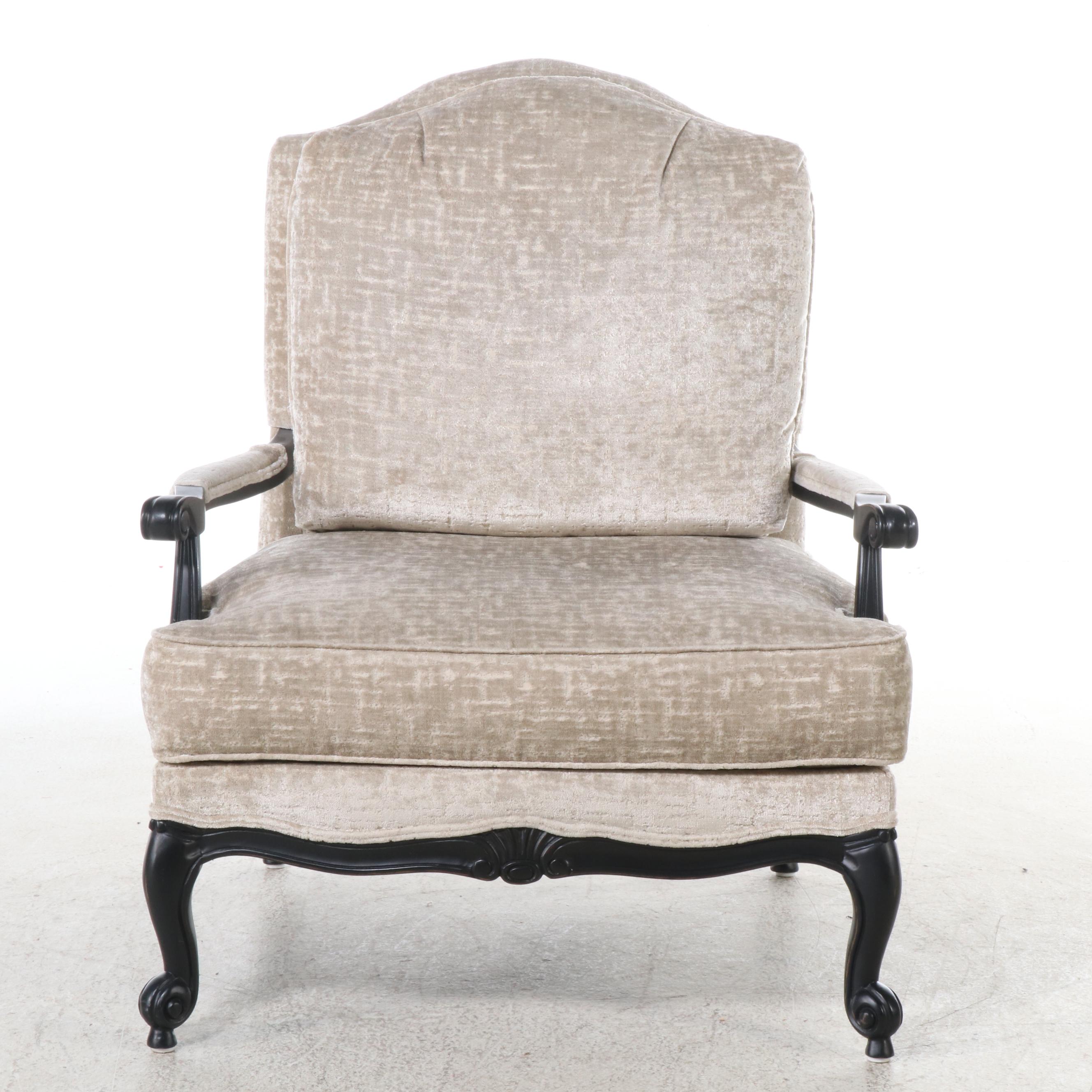 Pair of Ethan Allen French Provincial Style Fauteuils