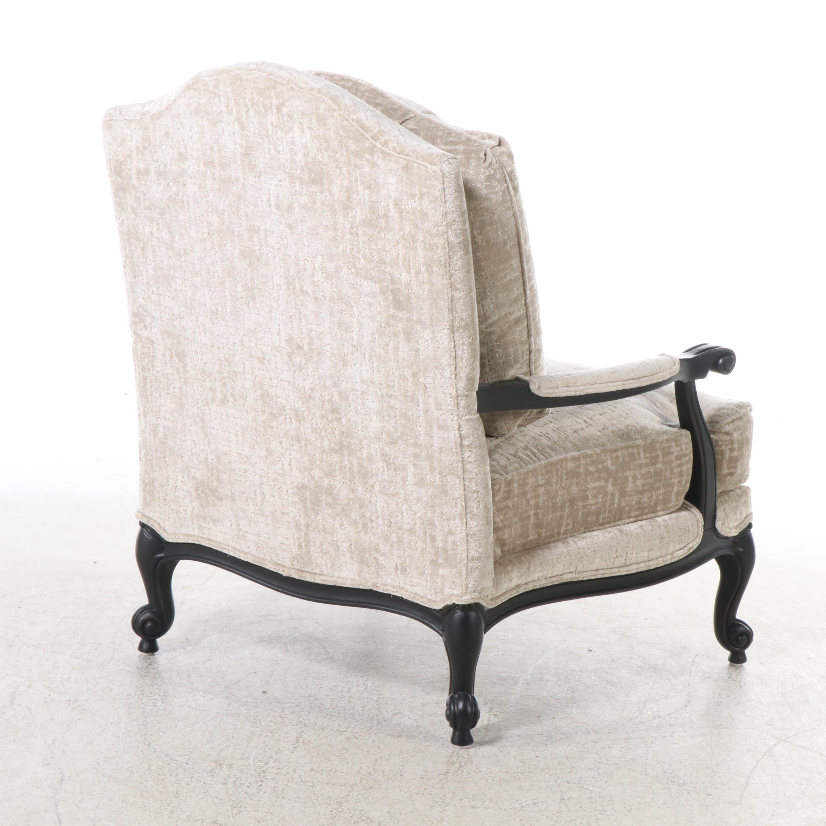 Pair of Ethan Allen French Provincial Style Fauteuils