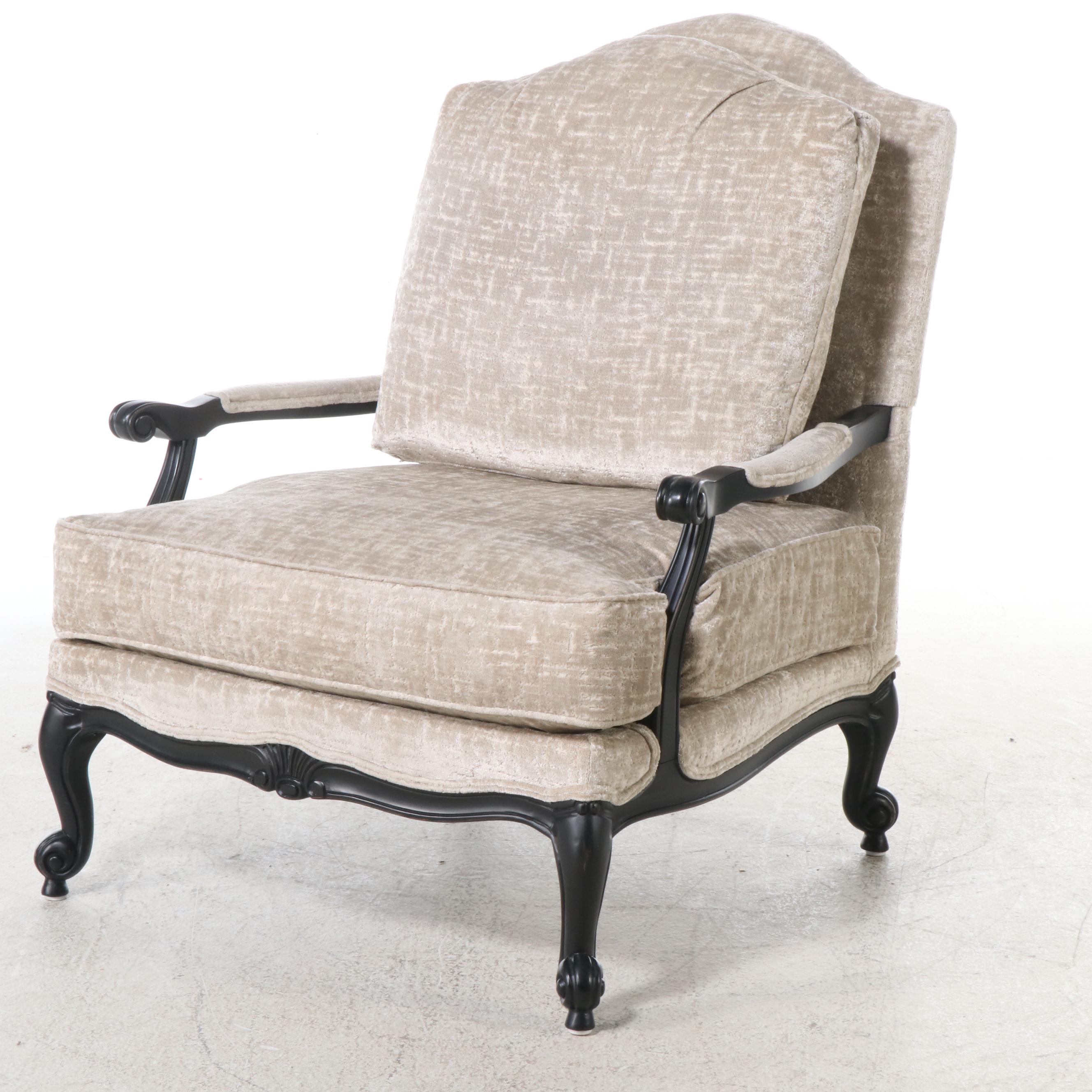 Pair of Ethan Allen French Provincial Style Fauteuils