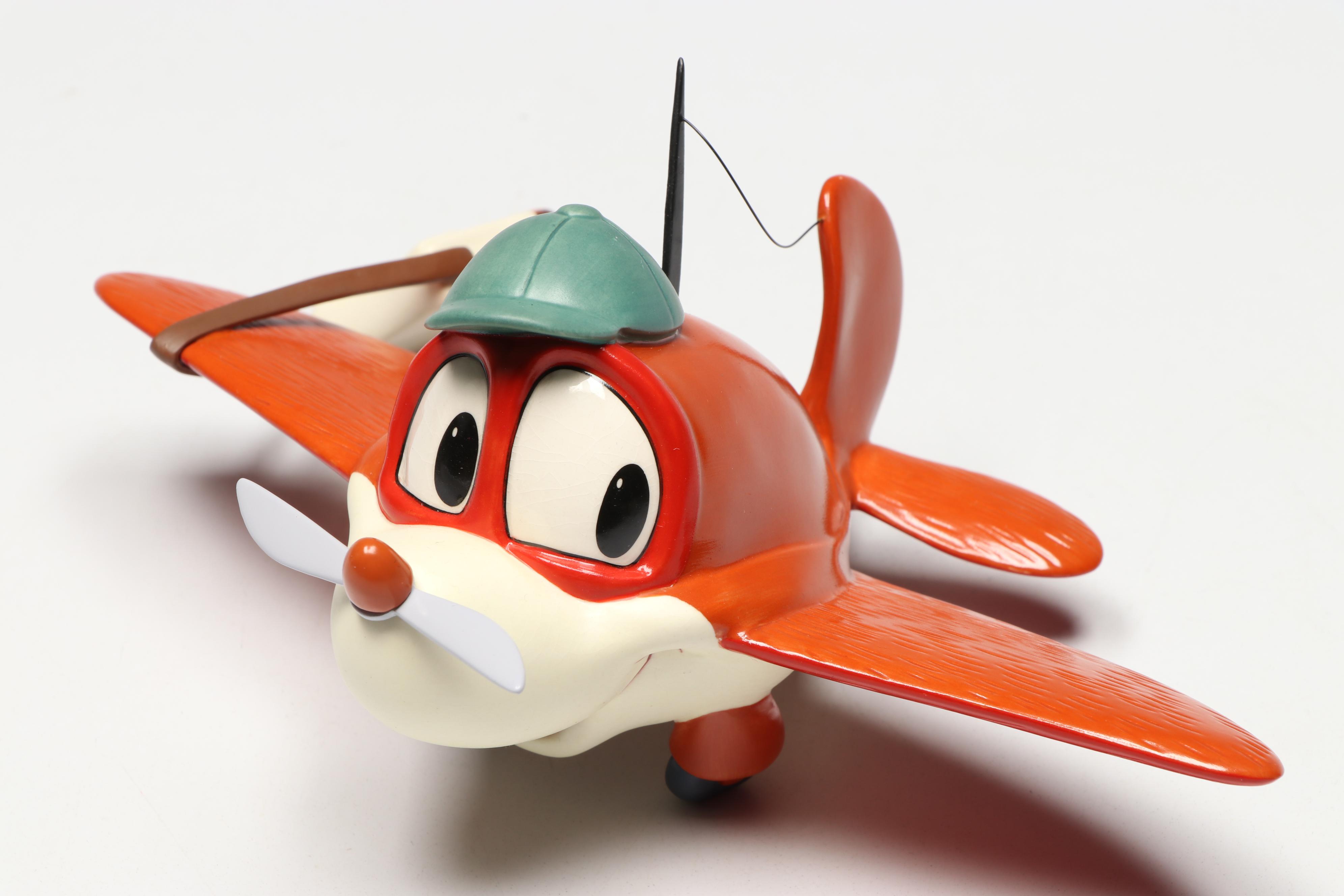 Disney Saludos Amigos "Cleared For Take-Off" Porcelain Figurine, 2002