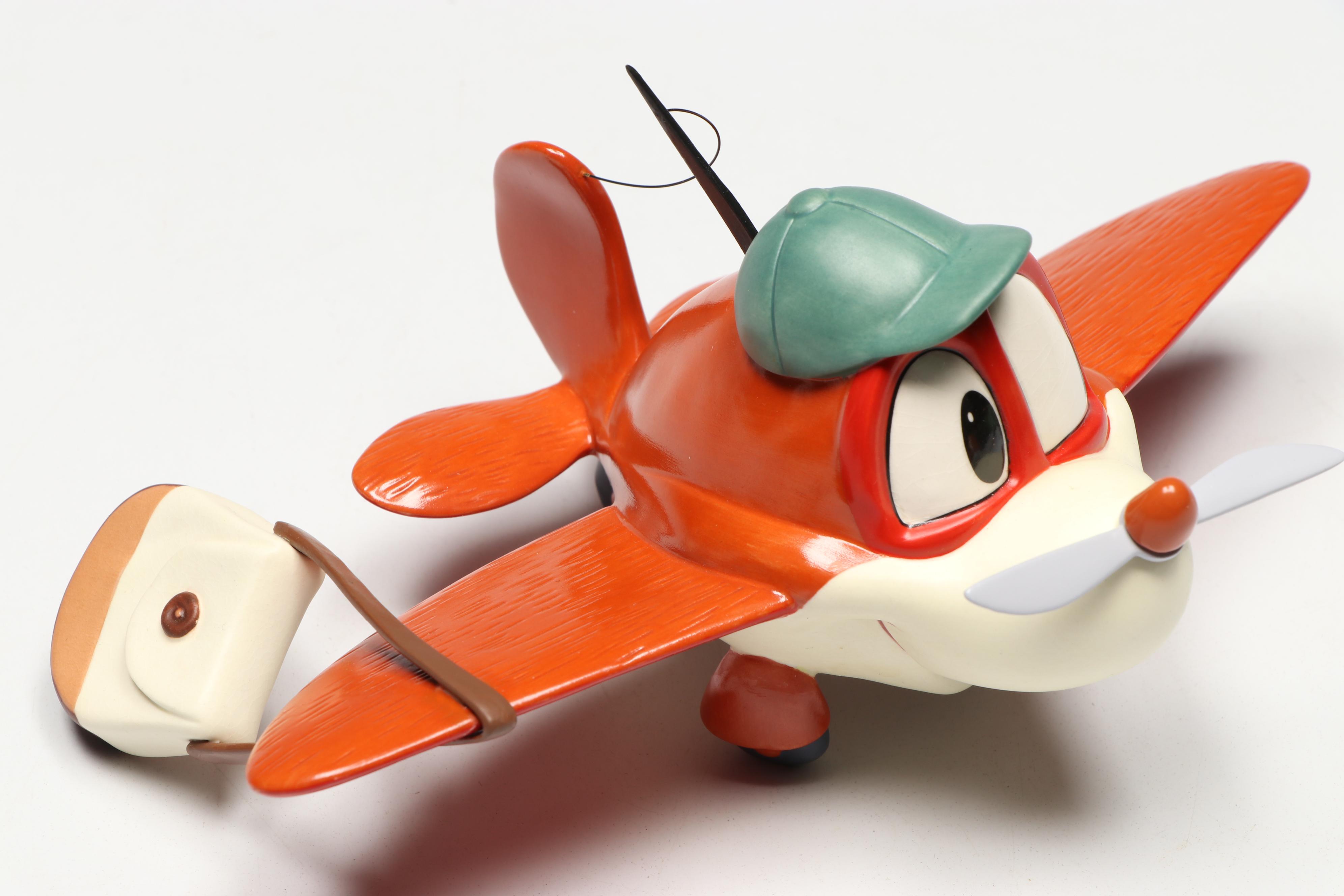 Disney Saludos Amigos "Cleared For Take-Off" Porcelain Figurine, 2002