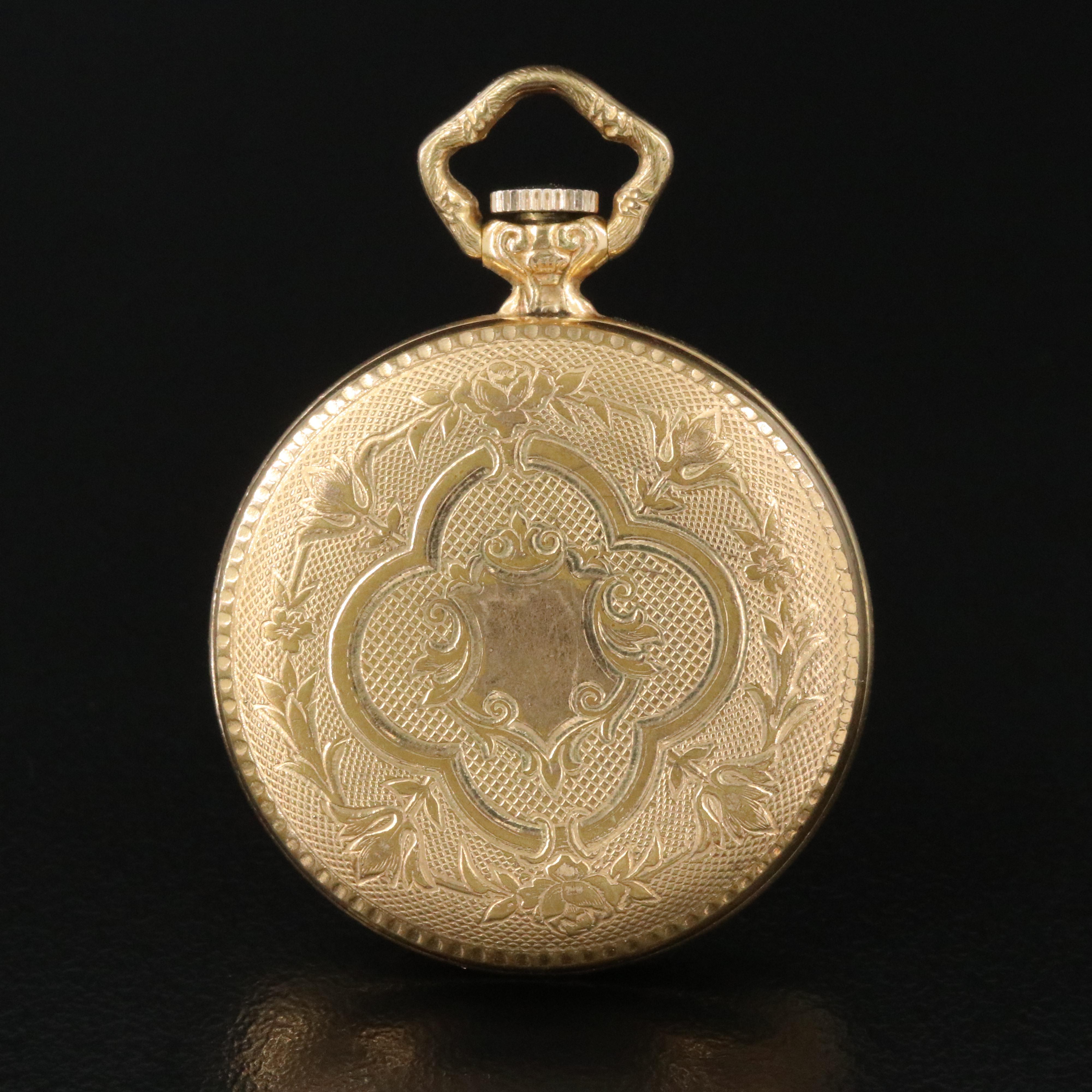 Arleese Ornate Small Pocket Watch