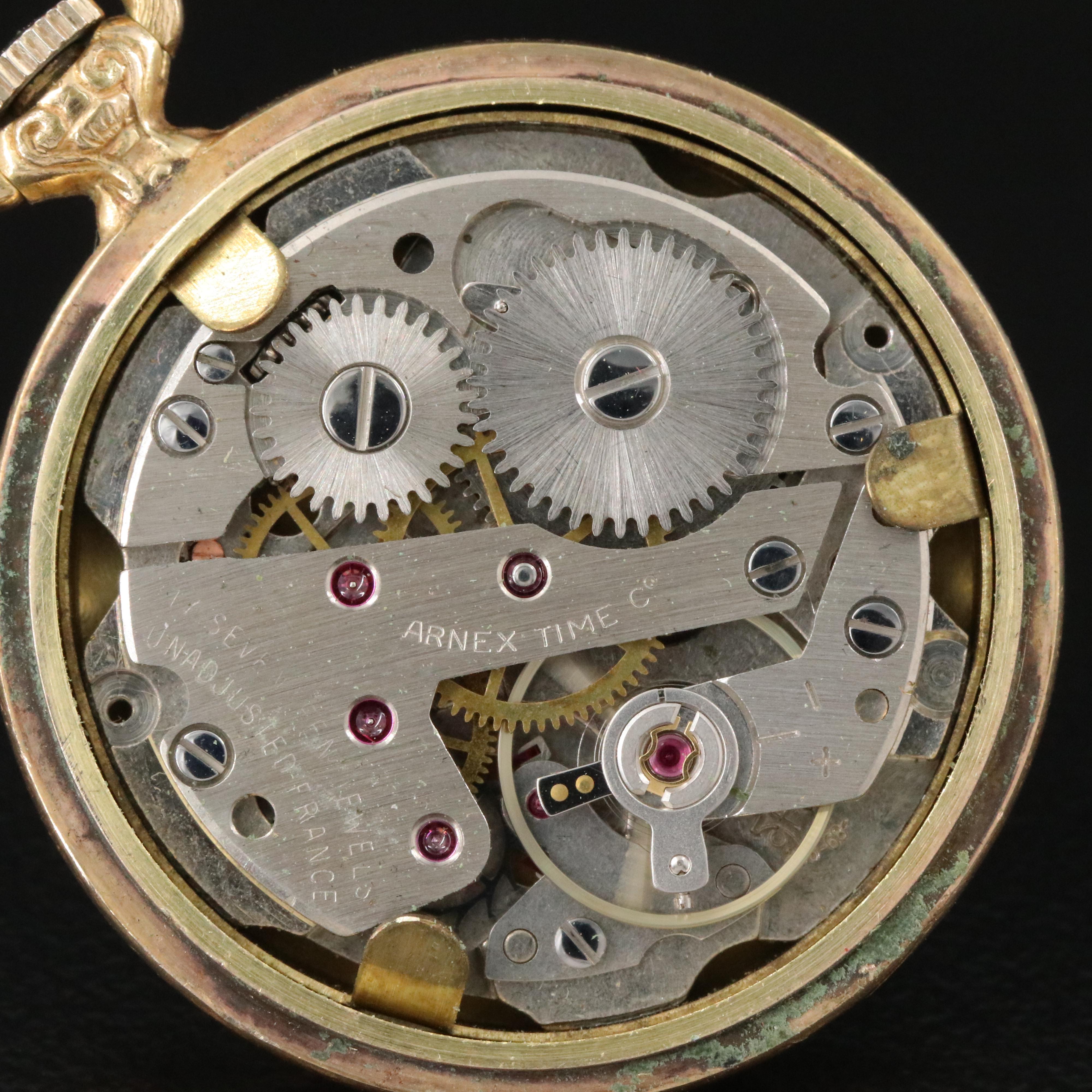 Arleese Ornate Small Pocket Watch