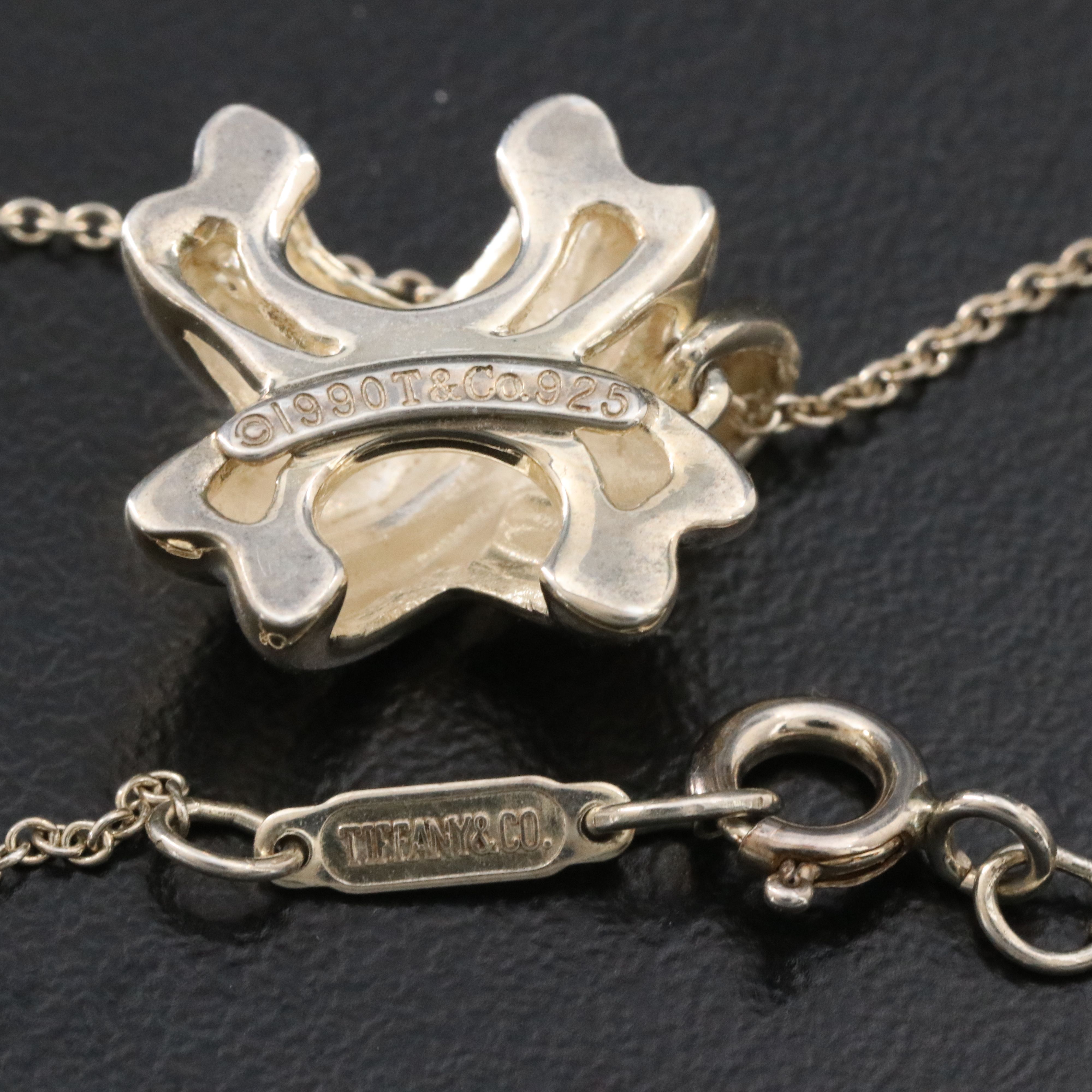 Tiffany & Co. Signature X Sterling Pendant Necklace