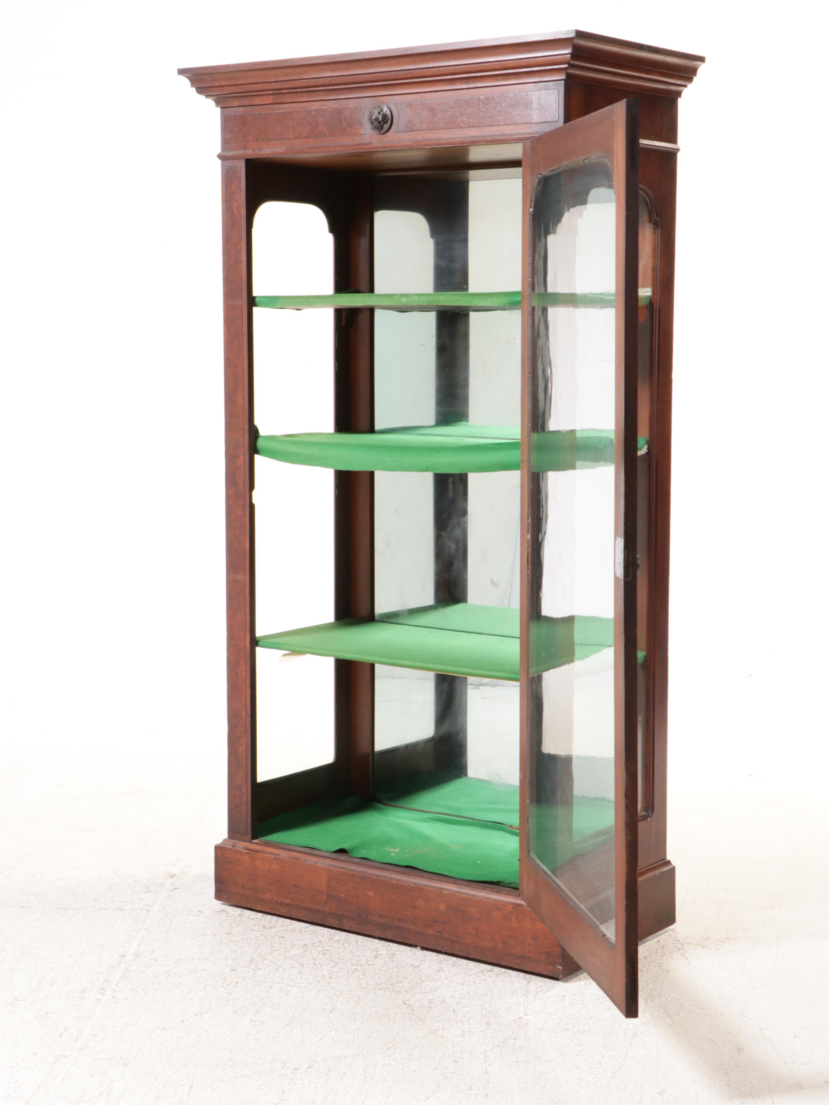 Biedermeier Wood and Glass Display Cabinet, Early 20th Century
