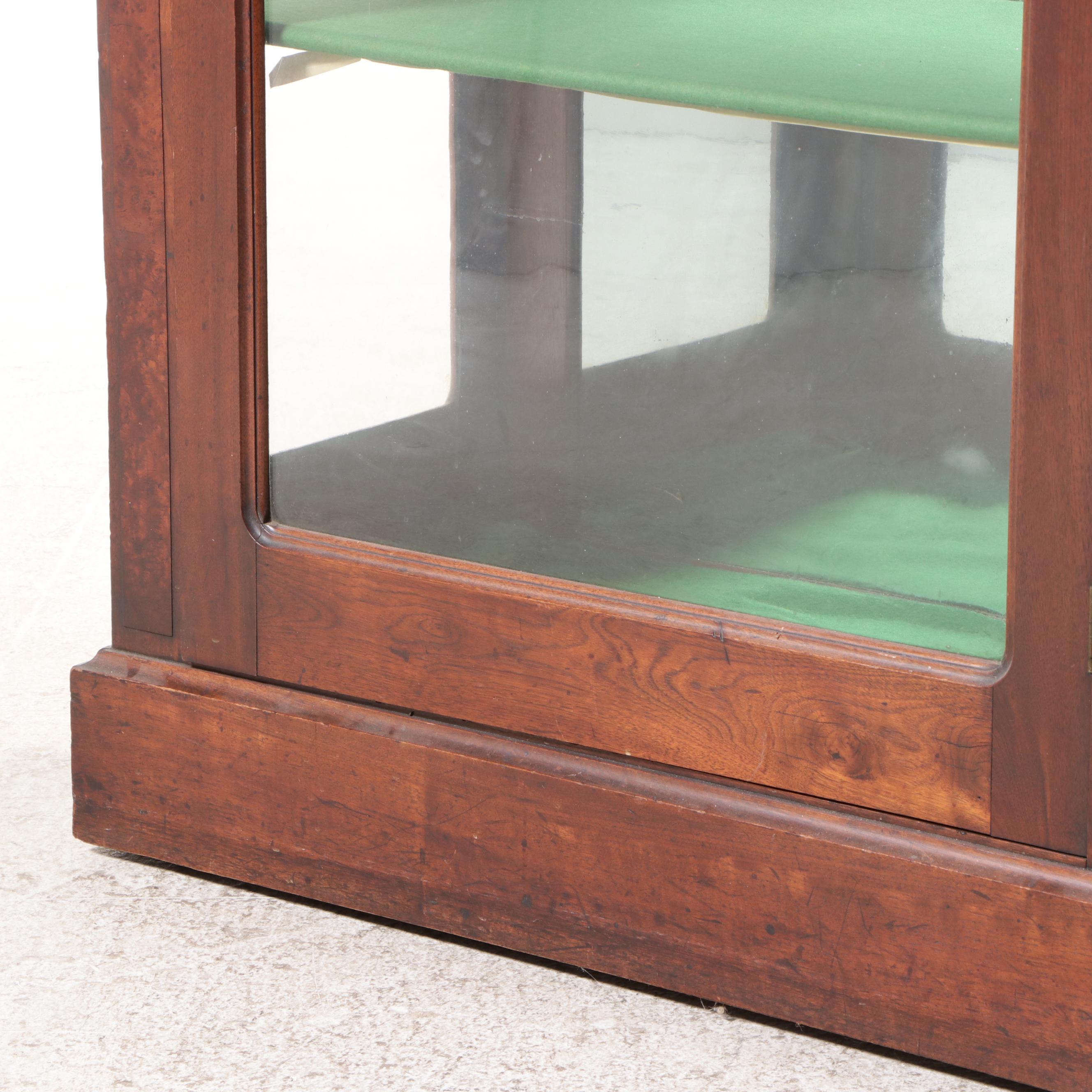 Biedermeier Wood and Glass Display Cabinet, Early 20th Century