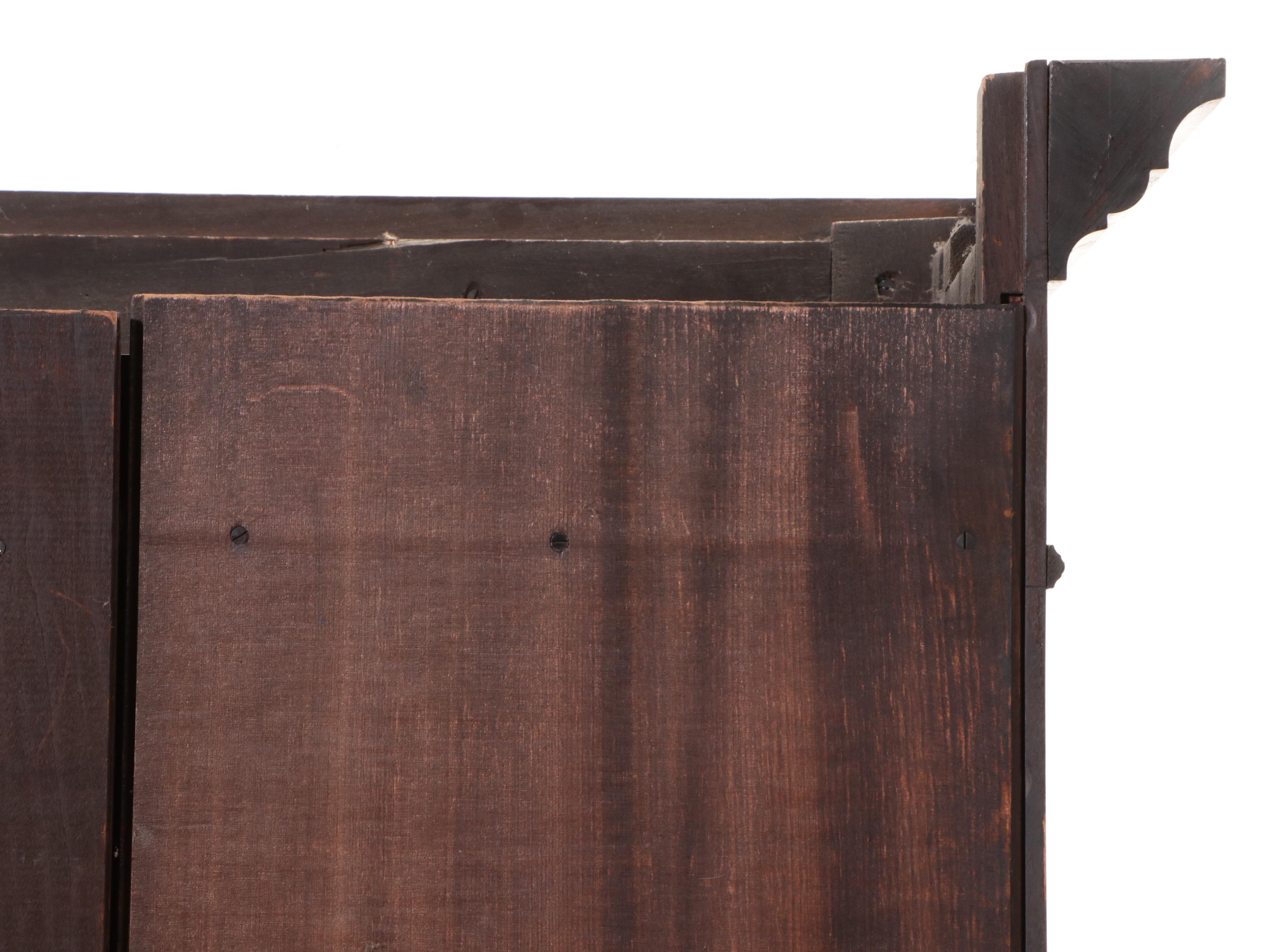 Biedermeier Wood and Glass Display Cabinet, Early 20th Century