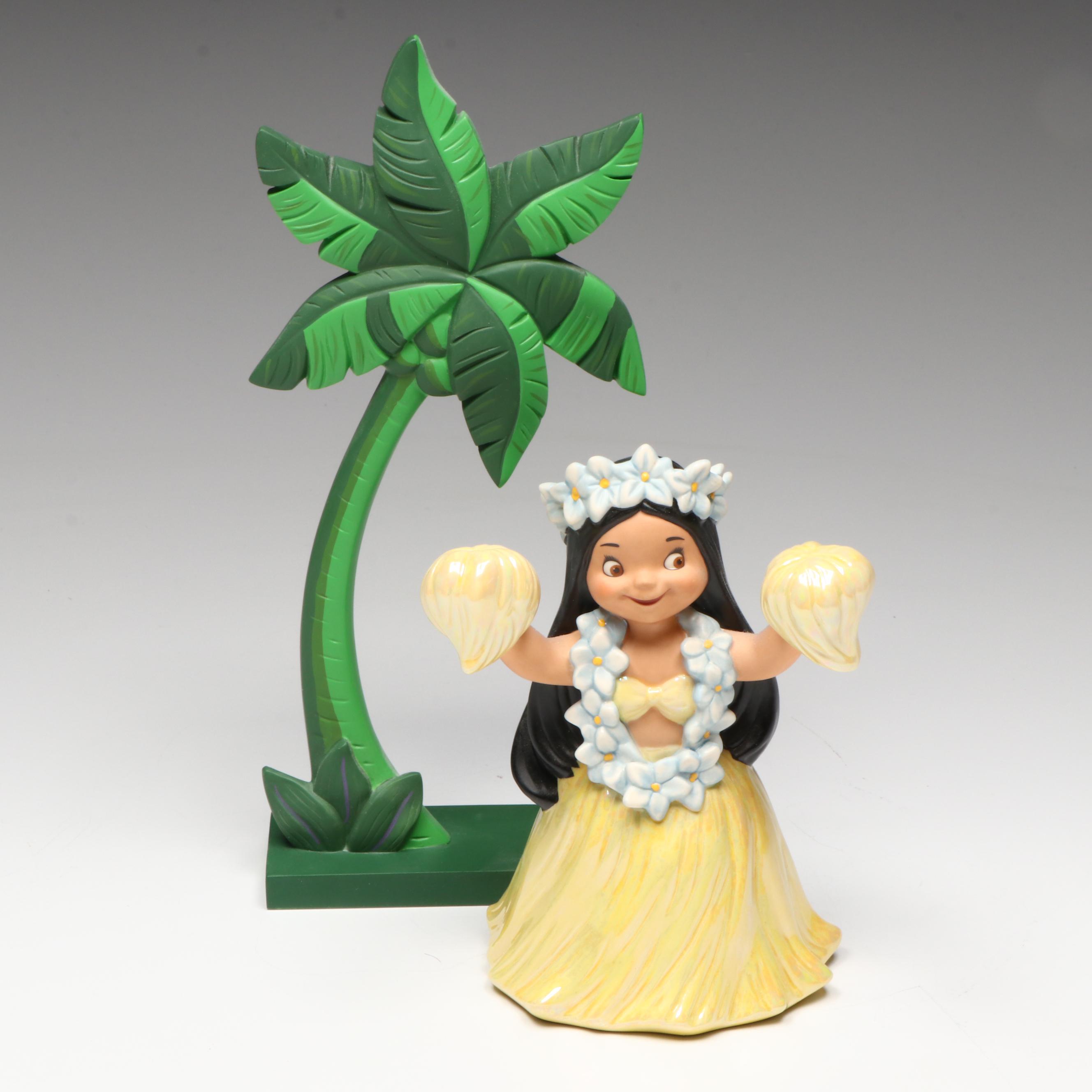 Disney It's a Small World after all "Maeve" Tahiti Porcelain Figurines