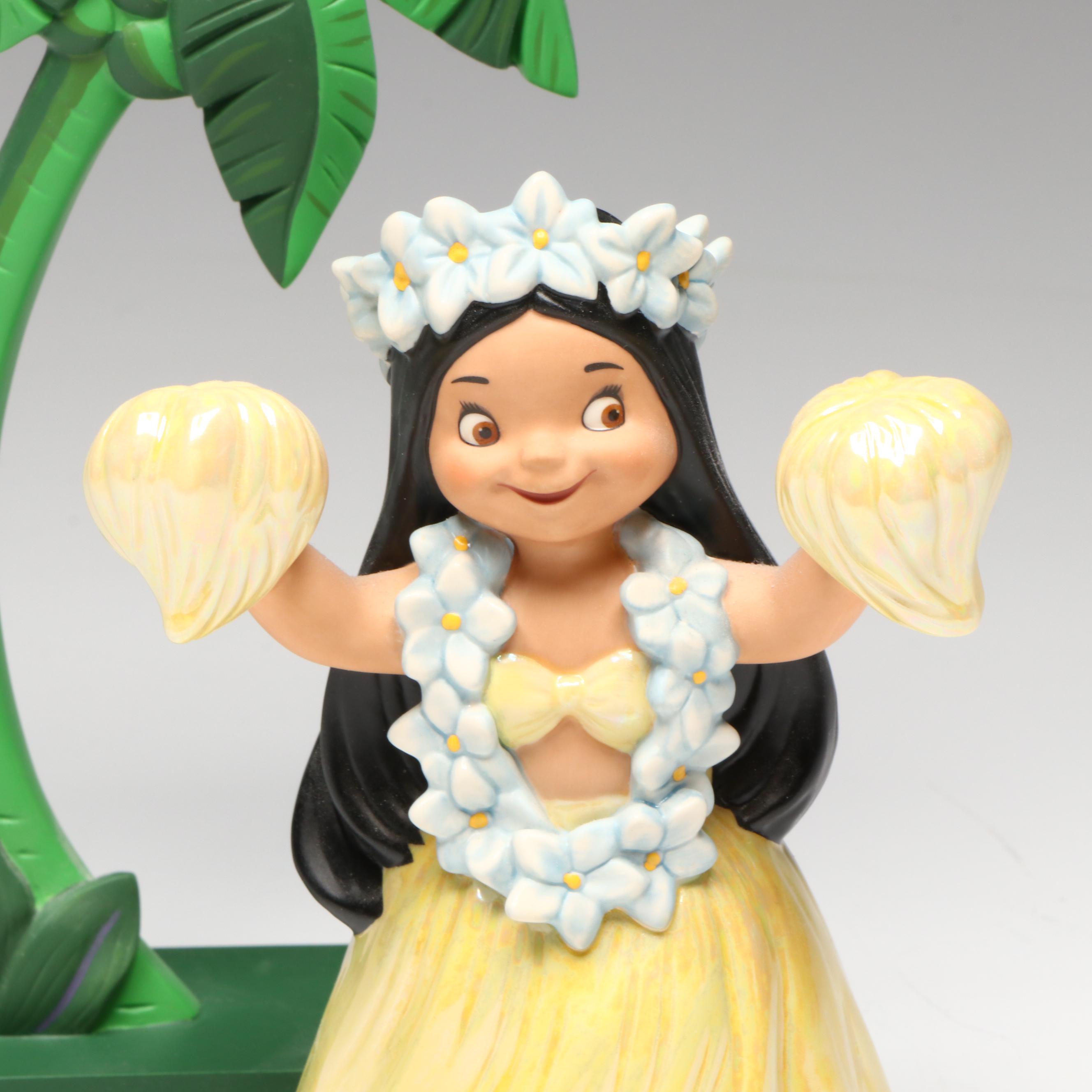 Disney It's a Small World after all "Maeve" Tahiti Porcelain Figurines