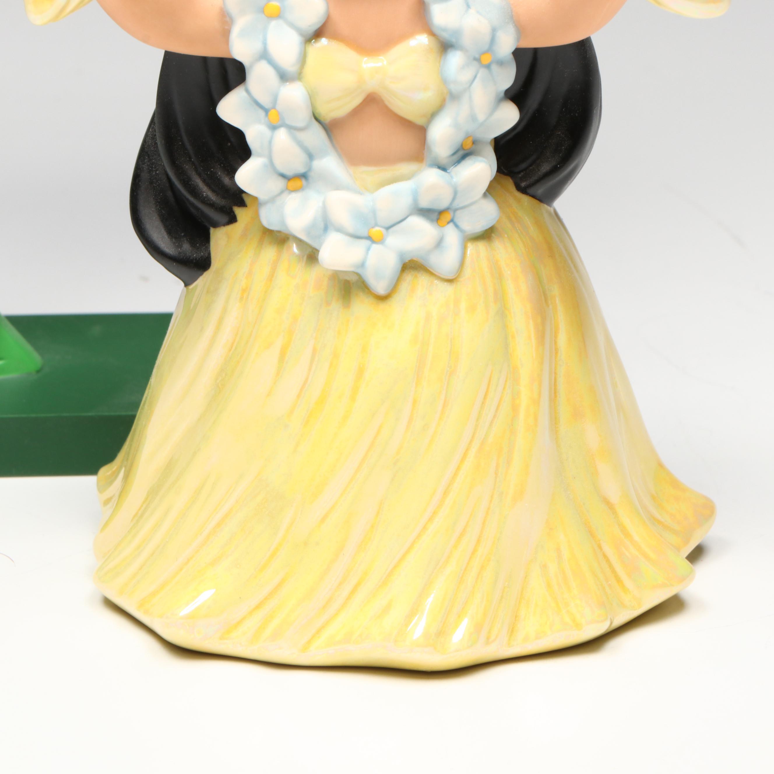 Disney It's a Small World after all "Maeve" Tahiti Porcelain Figurines