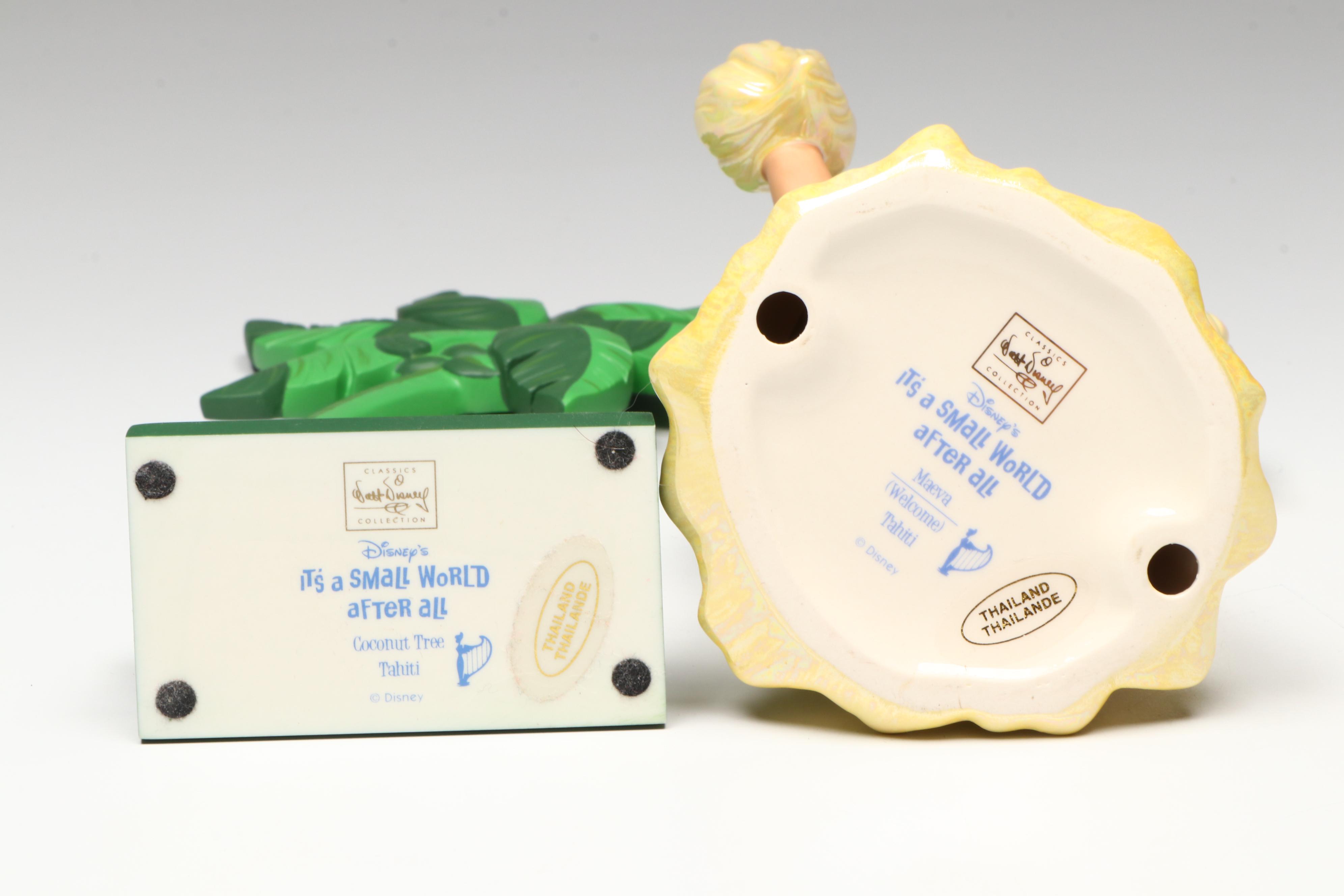 Disney It's a Small World after all "Maeve" Tahiti Porcelain Figurines
