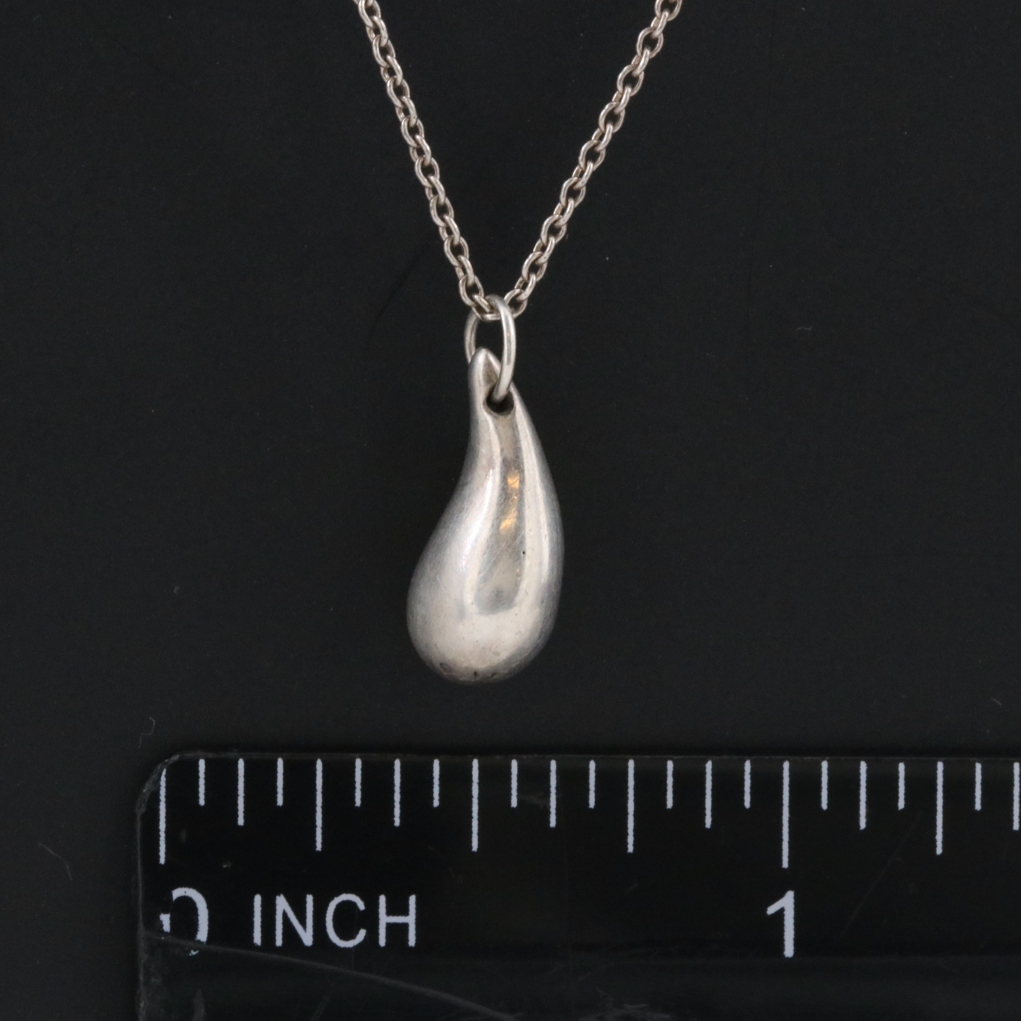 Elsa Peretti for Tiffany & Co. Sterling Teardrop Necklace
